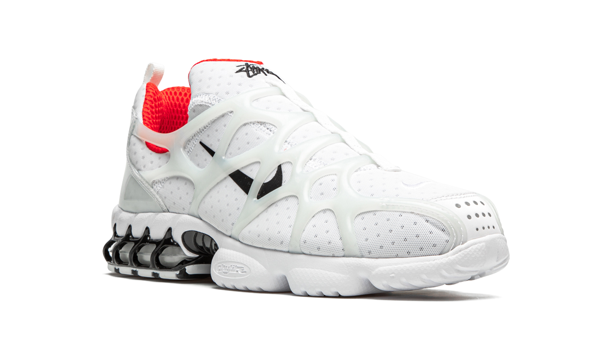 Air Zoom Spiridon Kukini "Stussy - Habanero Red"
