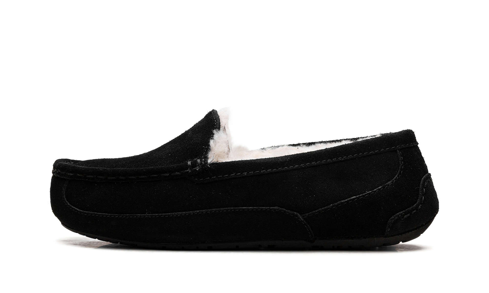 Ascot Slipper GS "Black Suede"