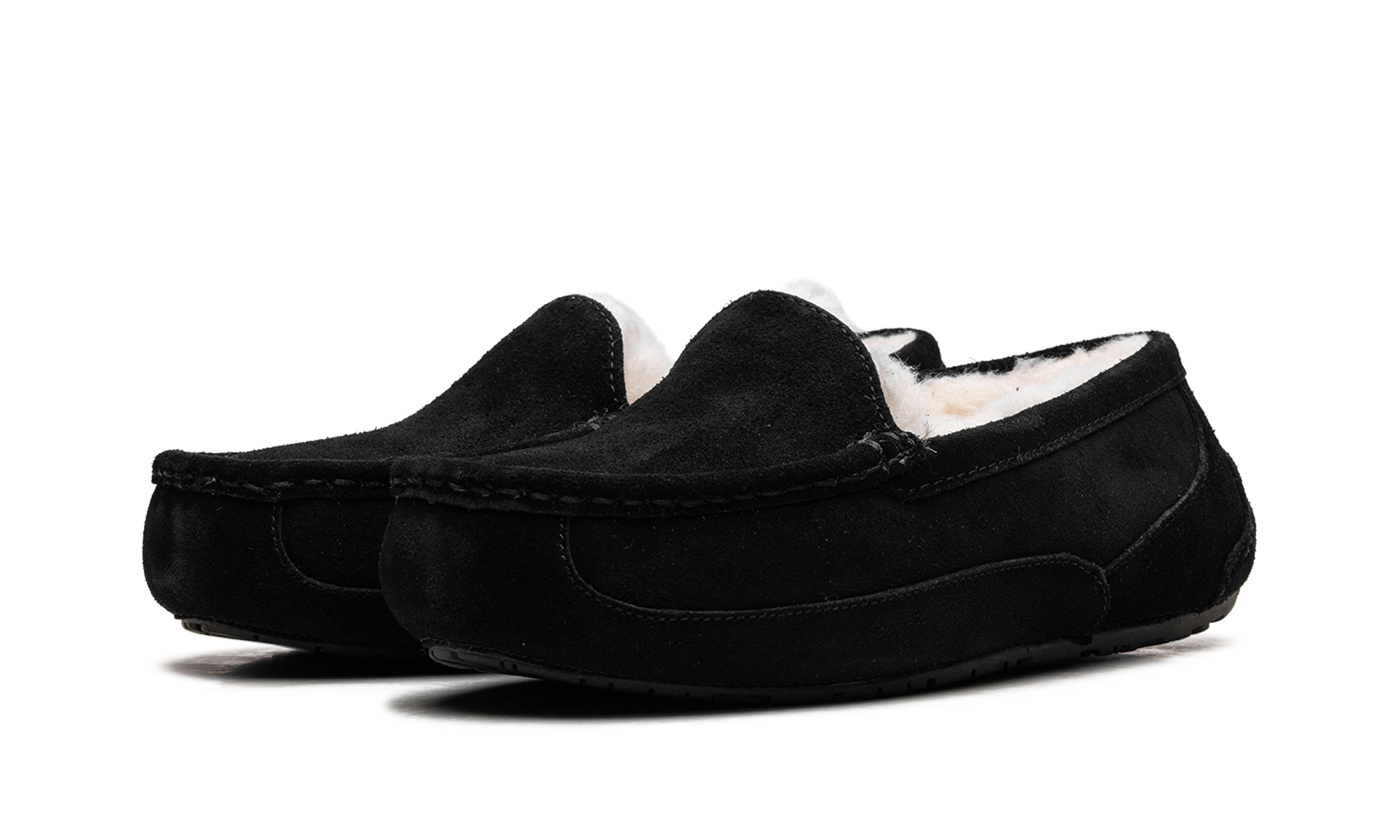 Ascot Slipper GS "Black Suede"