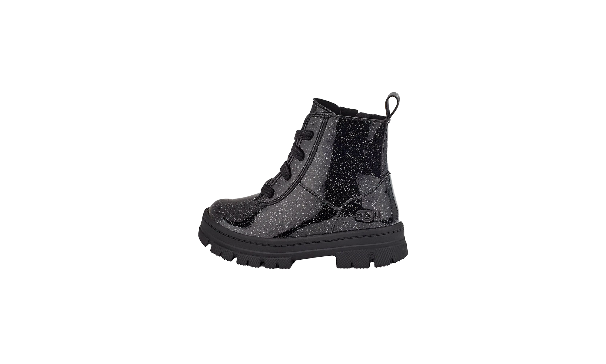 Ashton Lace Up Boot Td "Glitter Black"