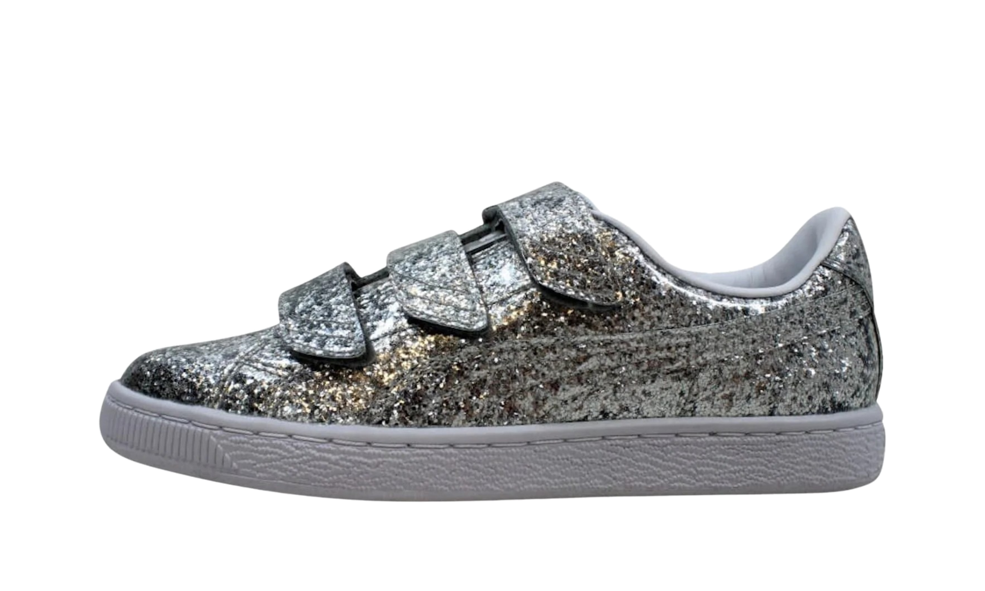 Basket Starp Glitter Women "Silver"