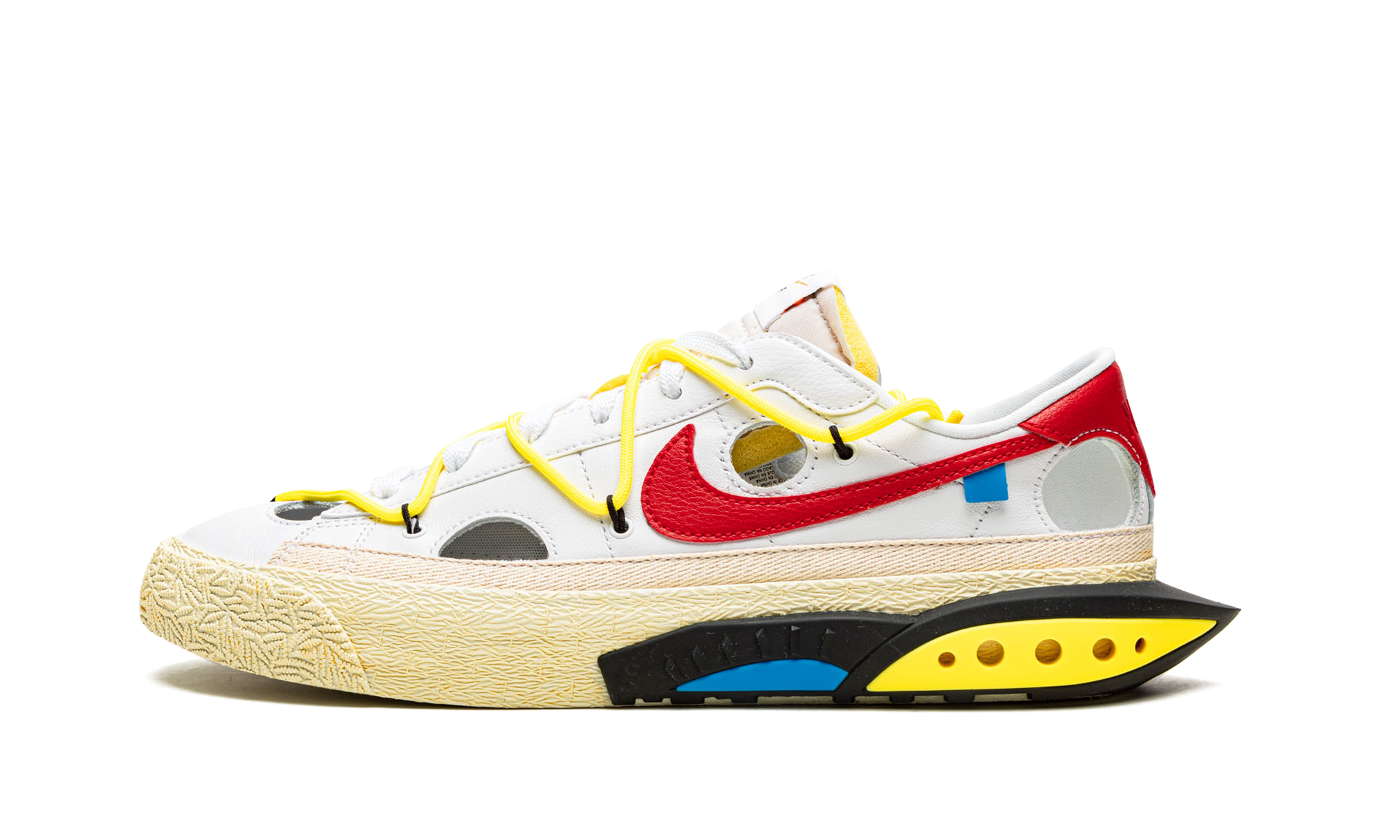 Blazer Low "Off-white - University Red"