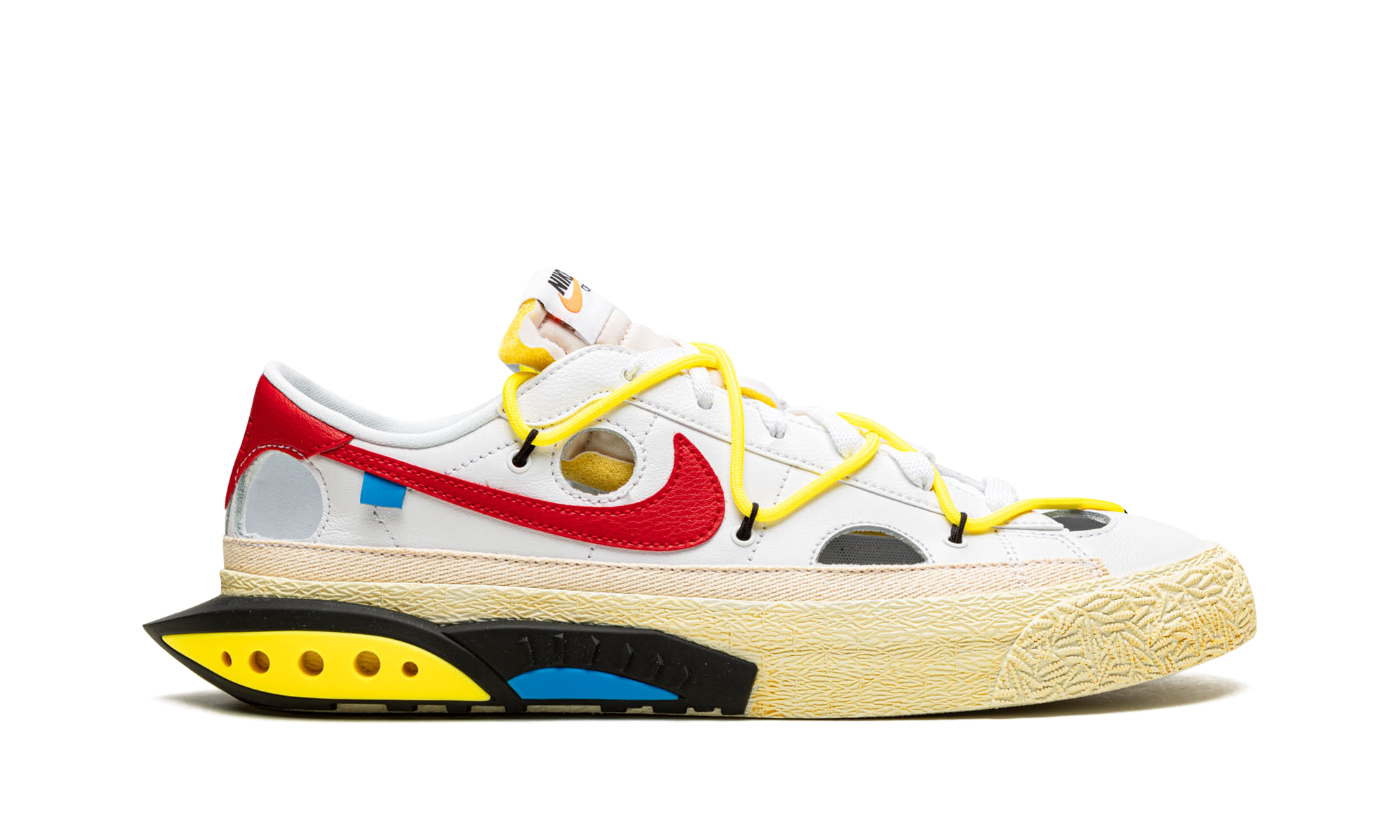 Blazer Low "Off-white - University Red"