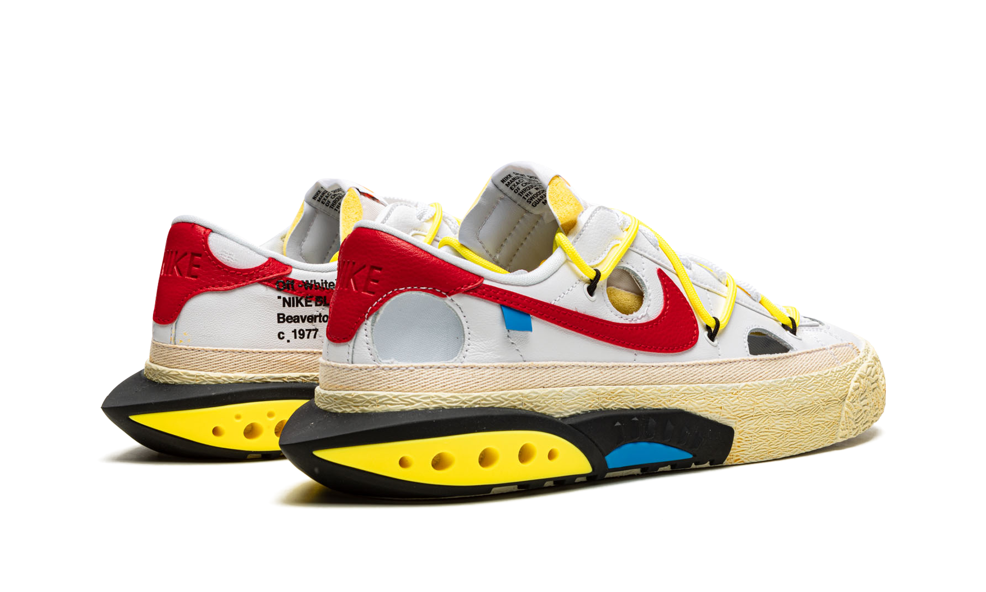 Blazer Low "Off-white - University Red"