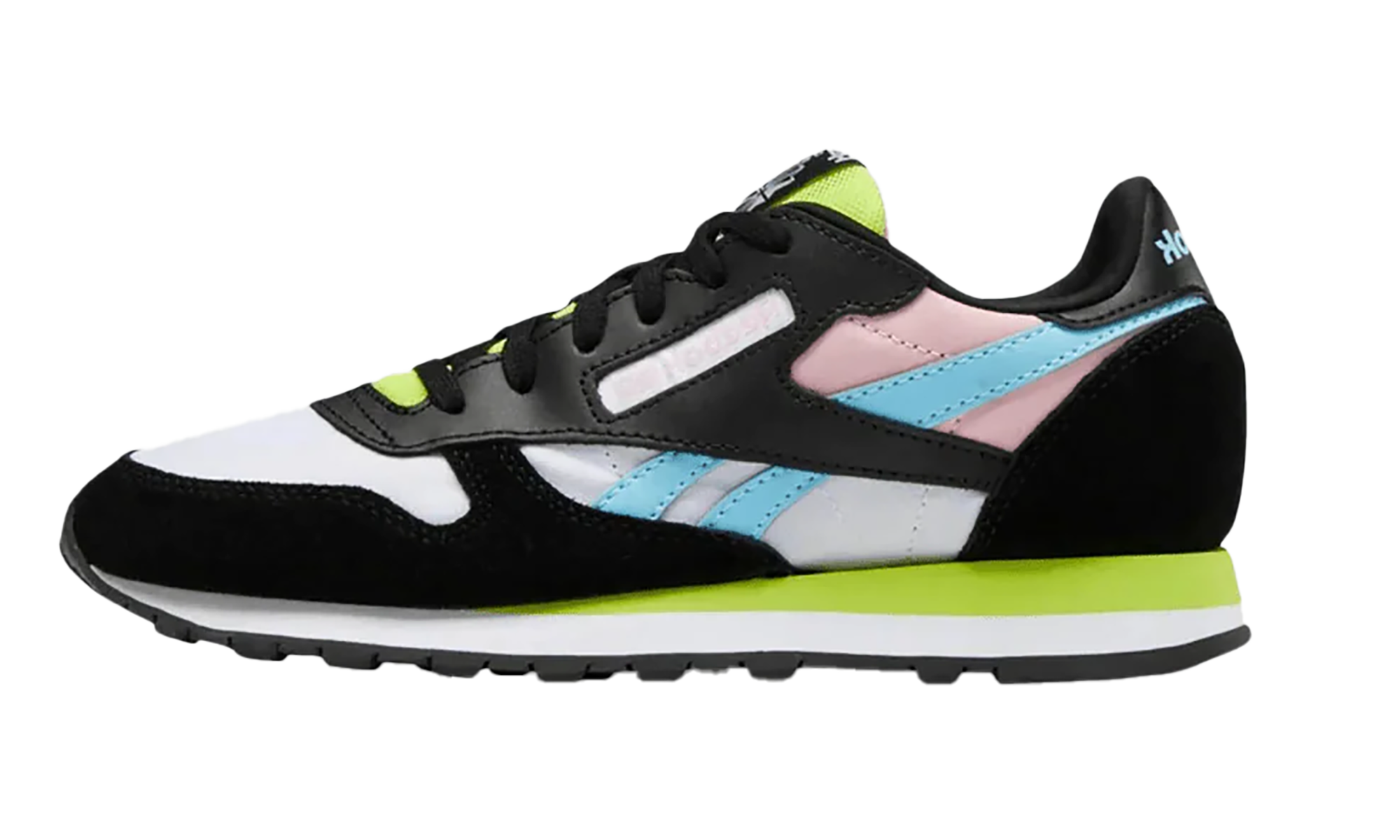Cl Lthr GS "Black/pink/light Blue"