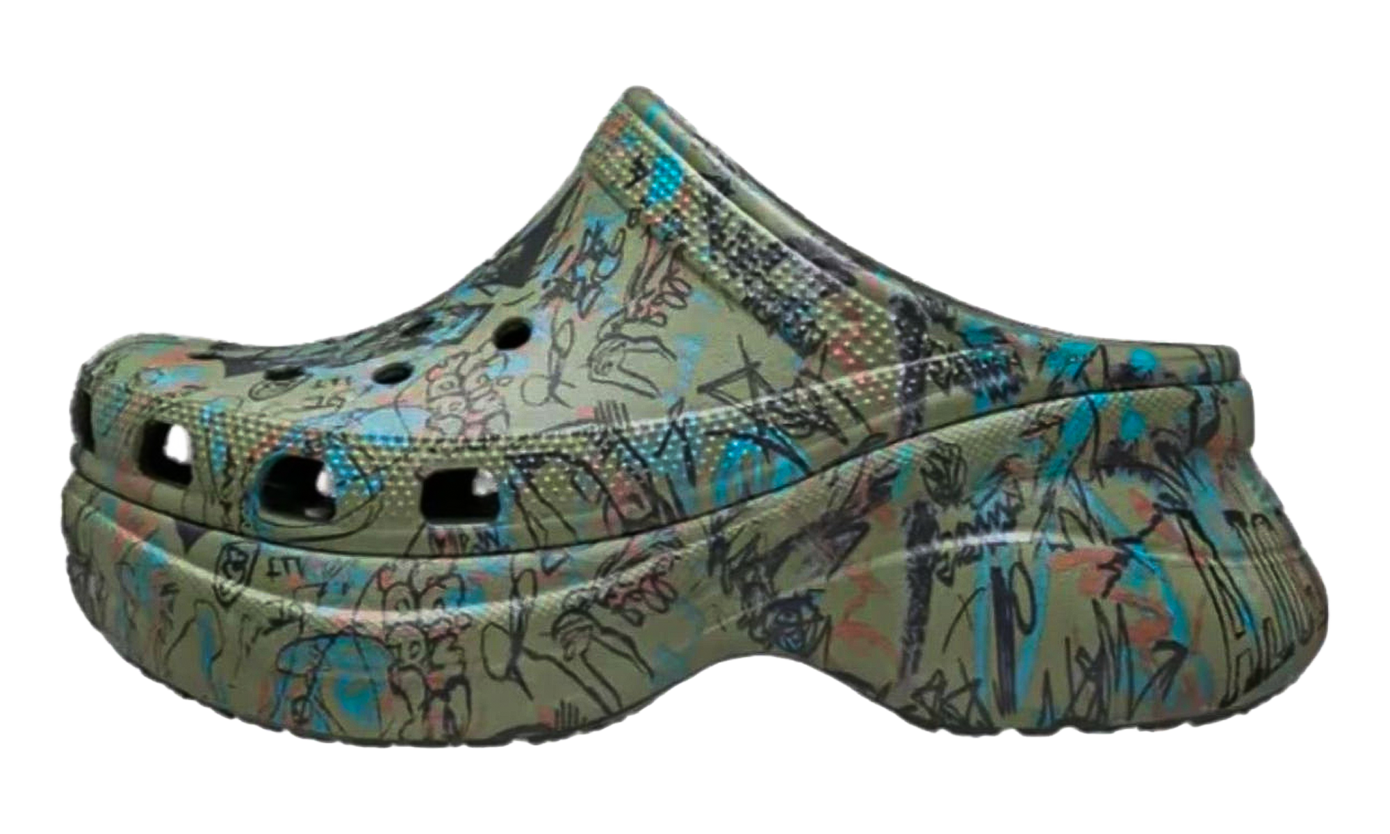 Classic Bae Clog Women "Mowalola Forest"
