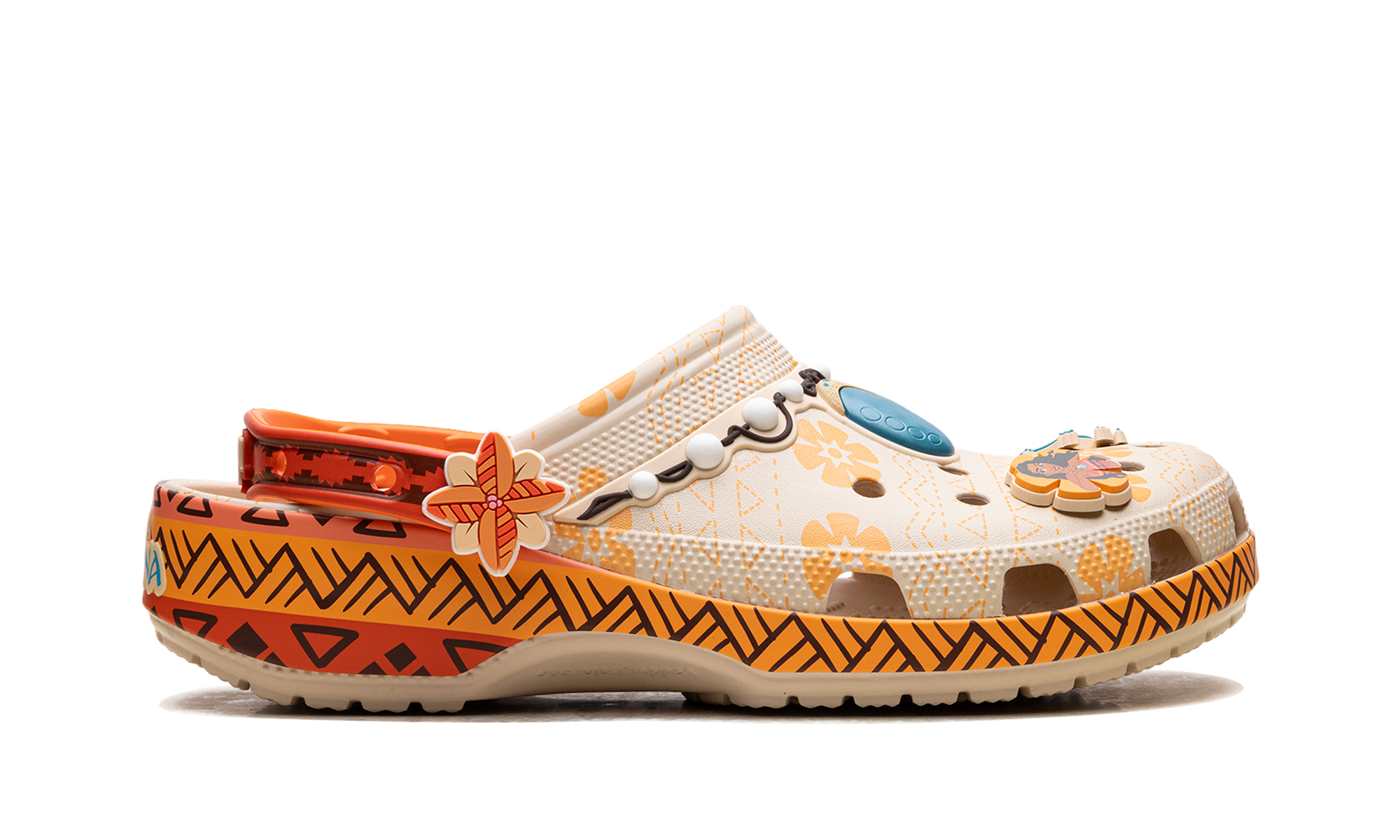 Classic Clog "Disney Moana - Tan / Red"