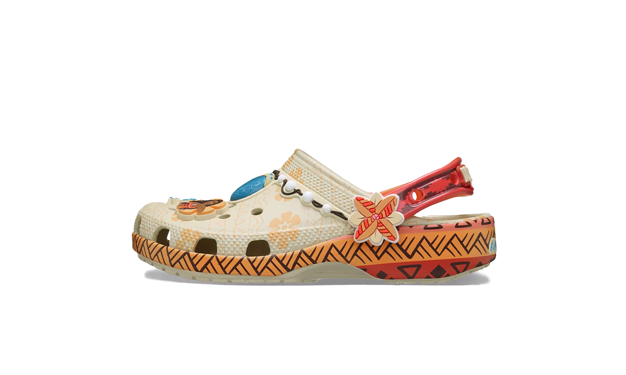 Classic Clog "Disney Moana - Tan / Red"