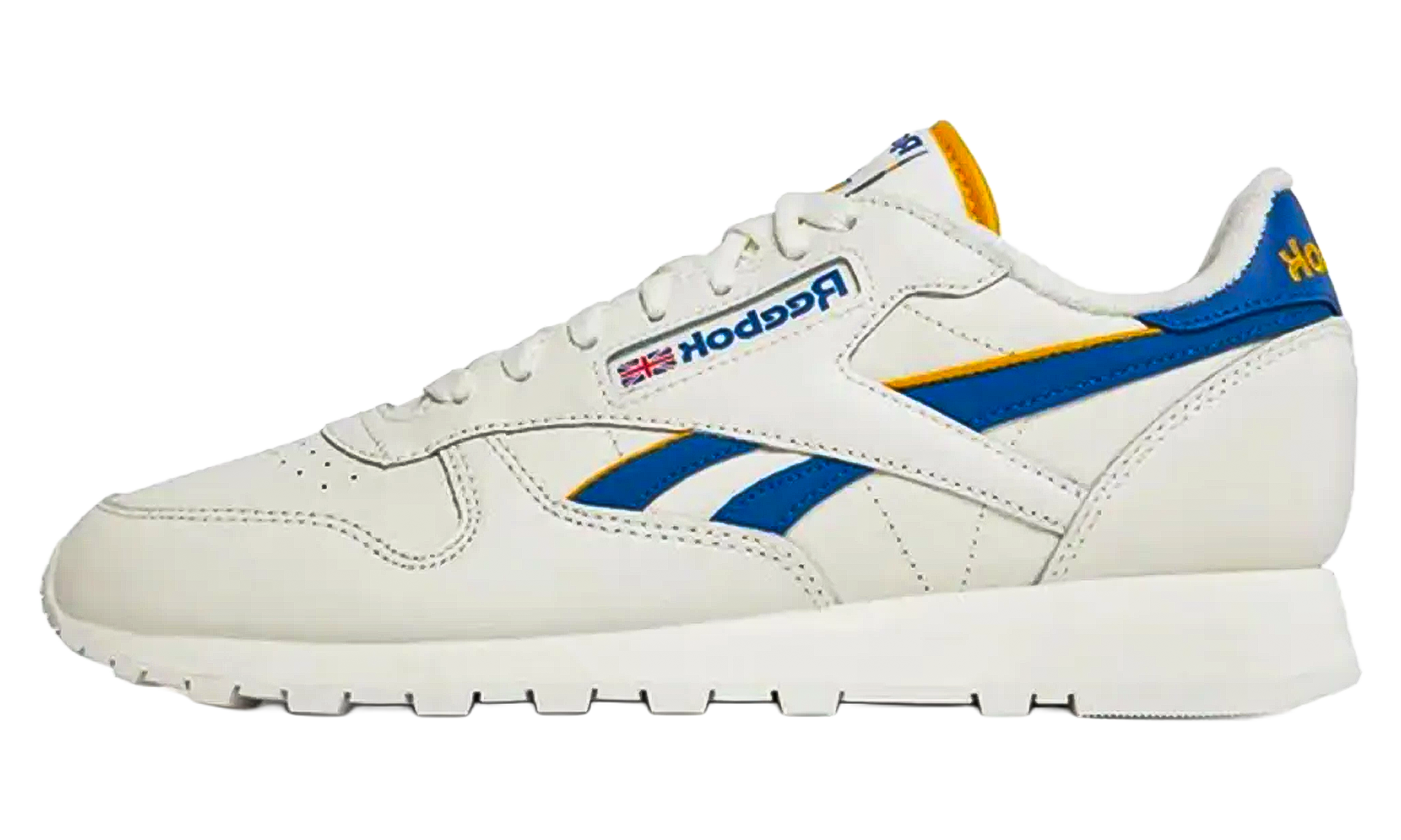 Classic Leather "Chalk Vector Blue Gold"