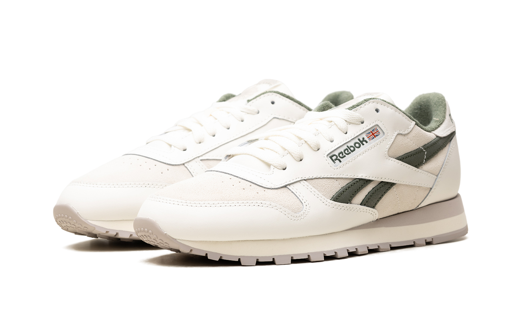 Classic Leather "Chalk/chalk/green"