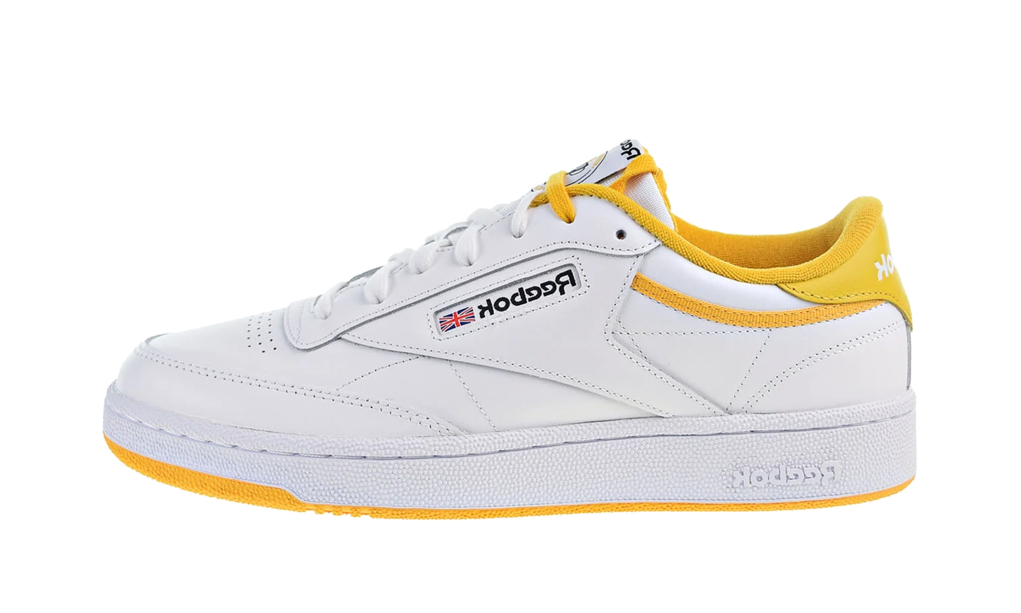 Classic Leather Club C 85 "White-fierce Gold-black"