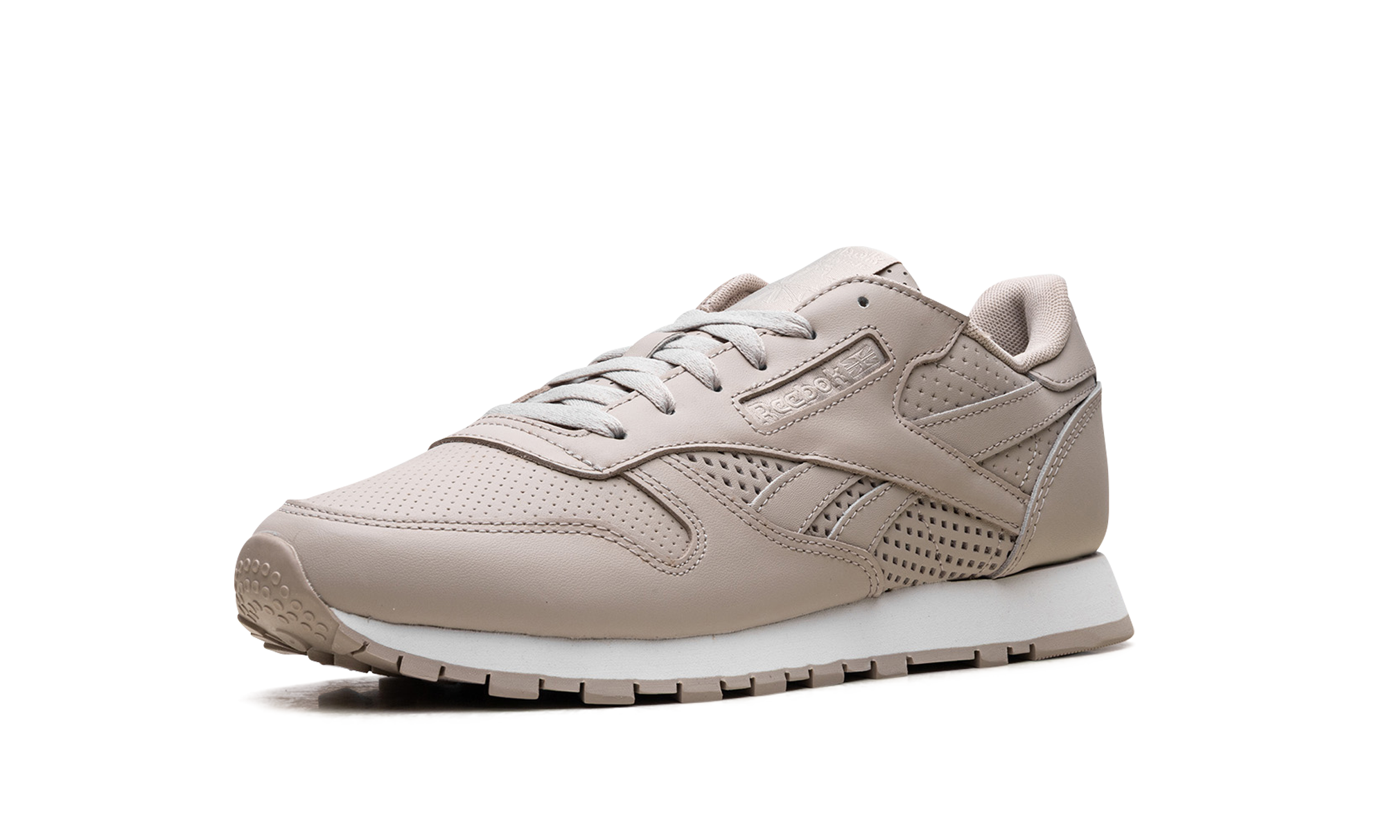 Classic Leather "Light Sand / White"