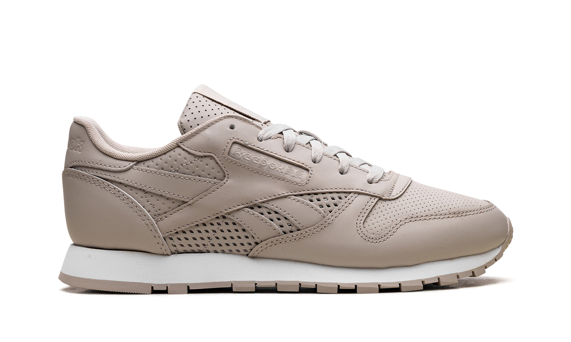 Classic Leather "Light Sand / White"