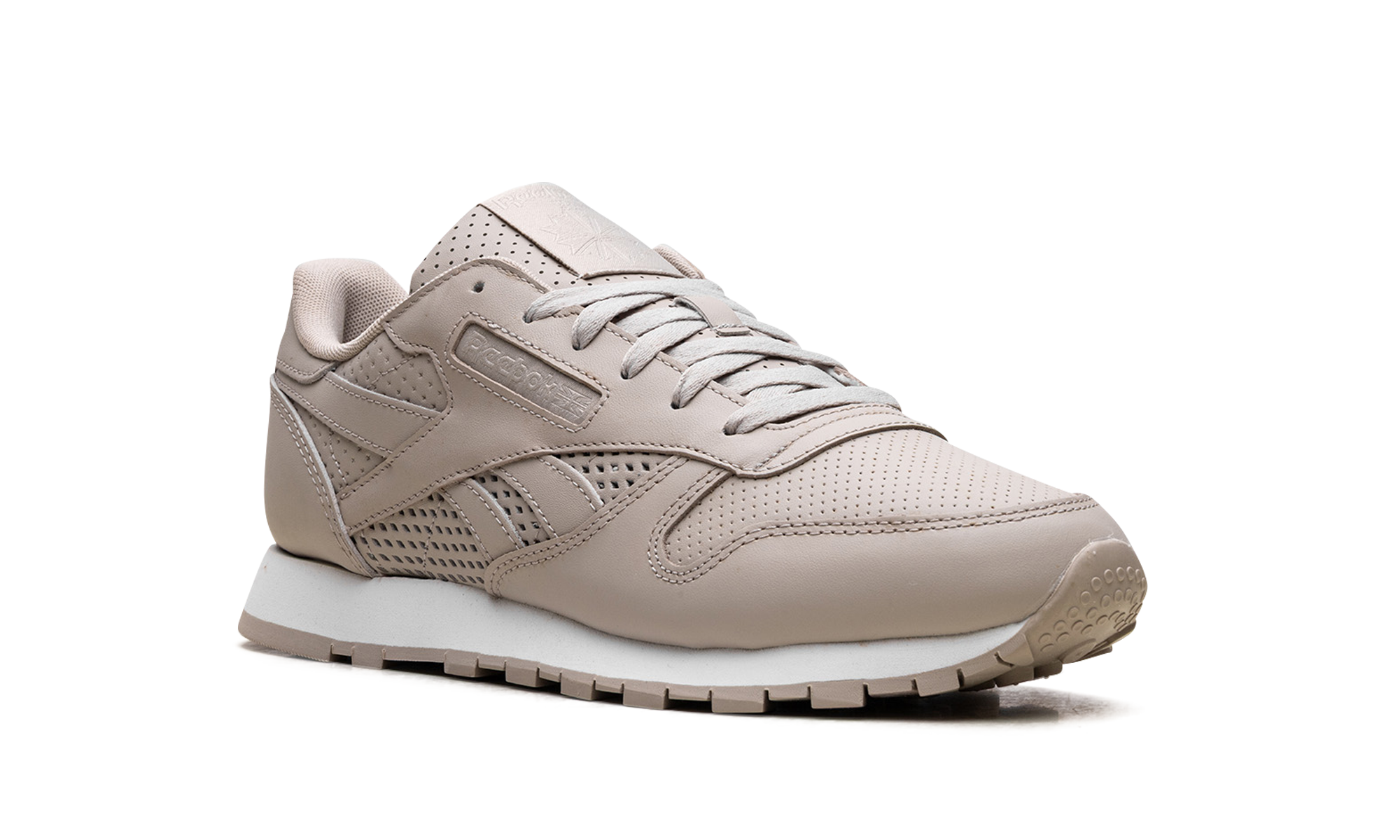 Classic Leather "Light Sand / White"