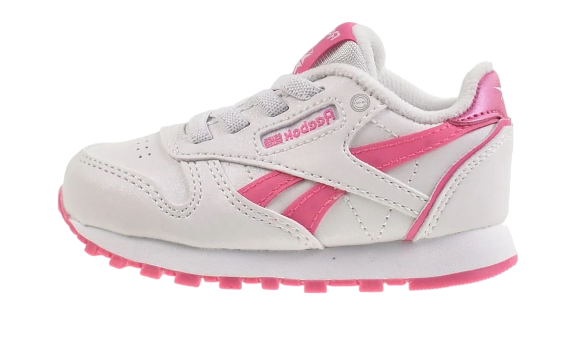 Classic Leather Step Flash Td "White/pink"