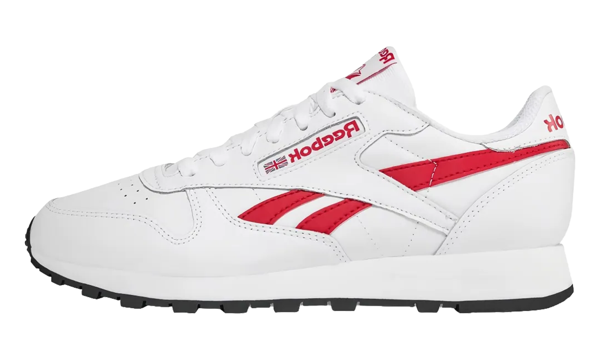 Classic Leather "White Vector Red"