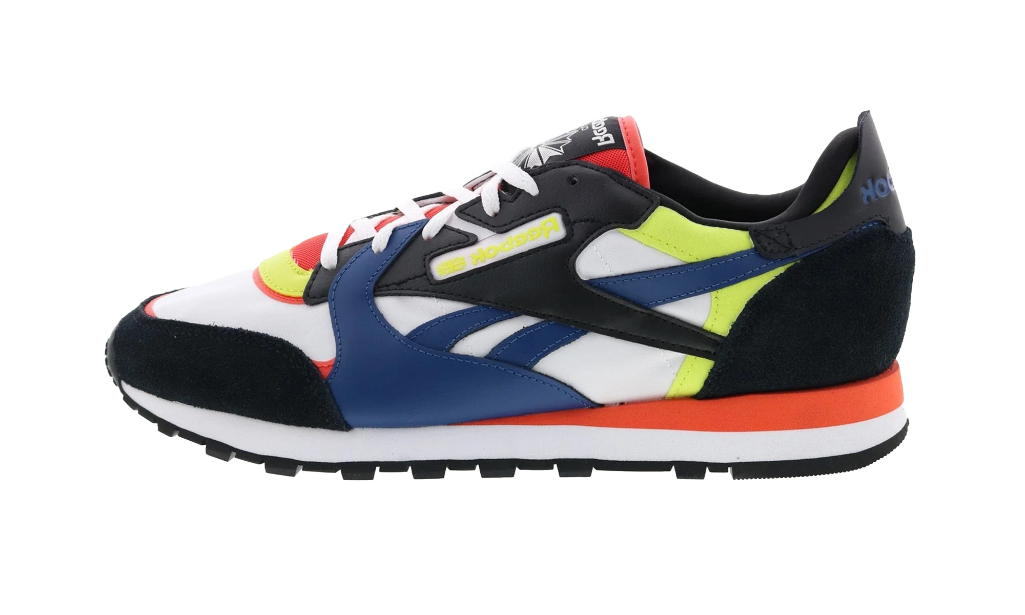 Classic Leather "White/blue/black/yellow"