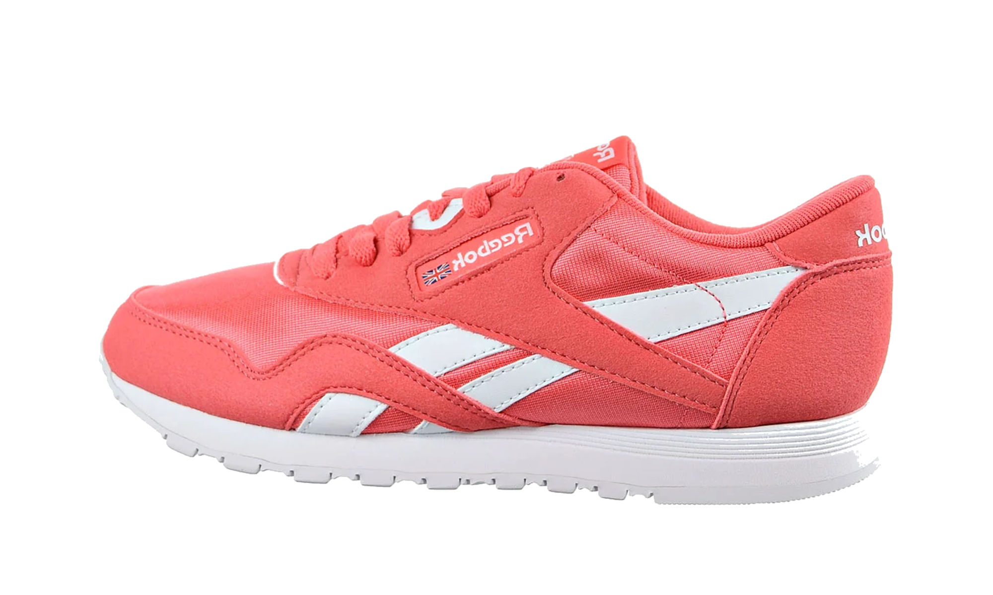 Classic Leather Women "Bright Rose/white"