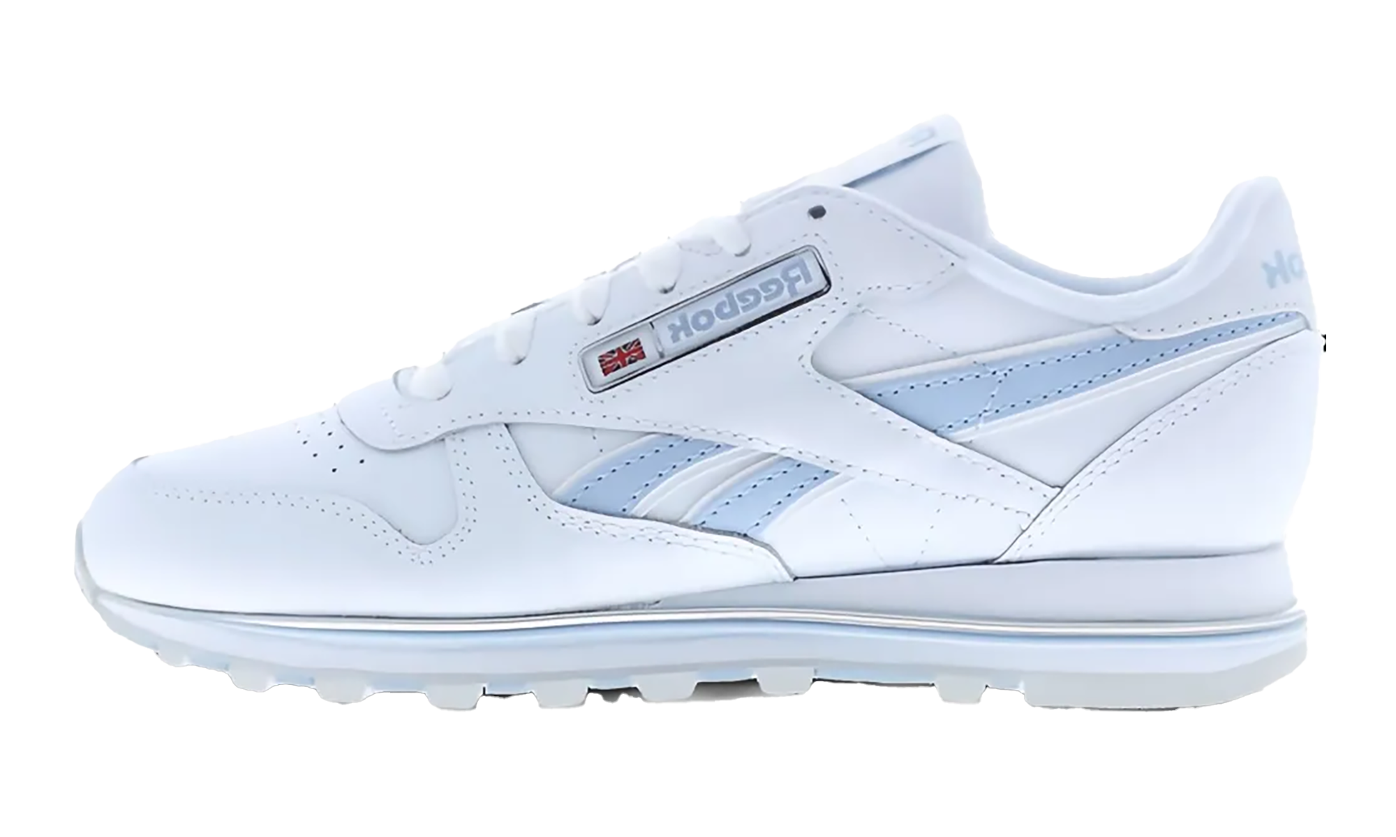 Classic Leather Women "White Pale Blue"