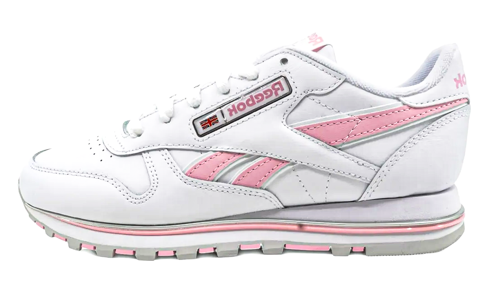 Classic Leather Women "White Pink Glow"
