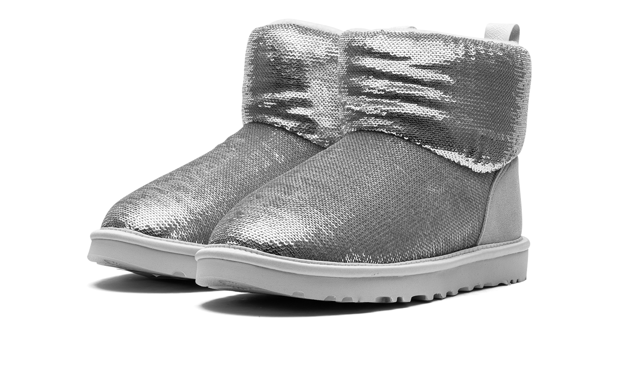 Classic Mini Boot Women "Mirror Ball Silver"