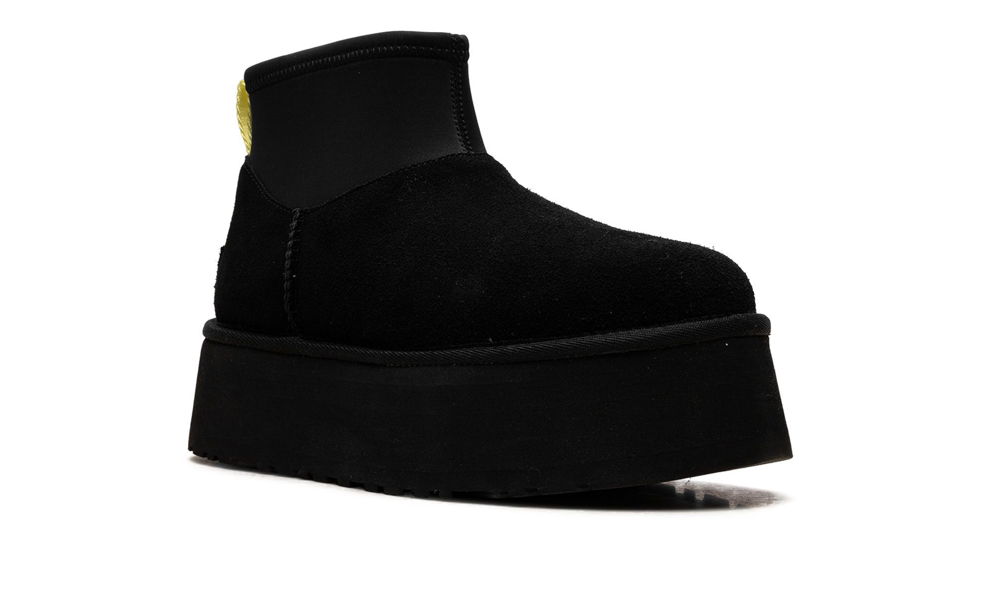 Classic Mini Dipper Boot Women "Black Yellow"