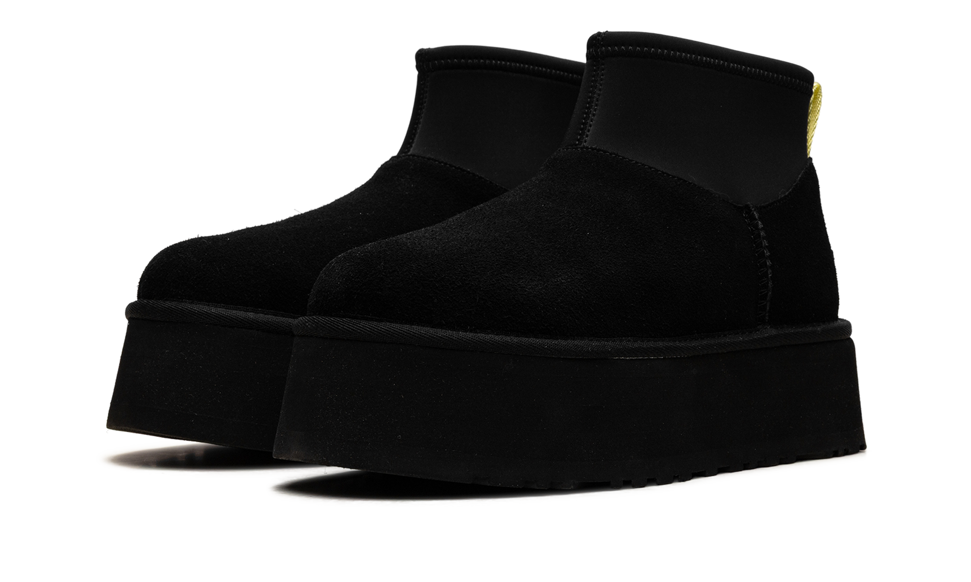 Classic Mini Dipper Boot Women "Black Yellow"