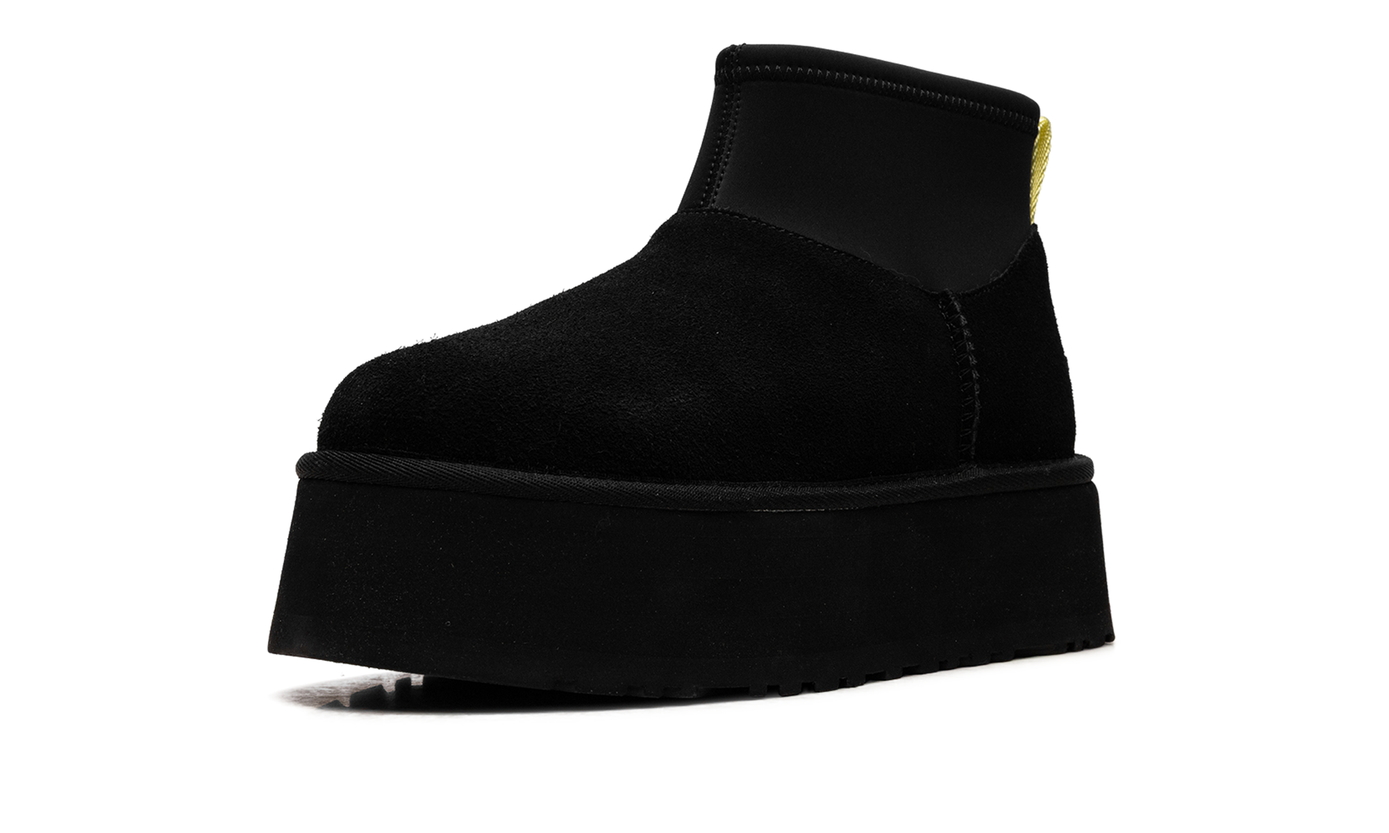 Classic Mini Dipper Boot Women "Black Yellow"