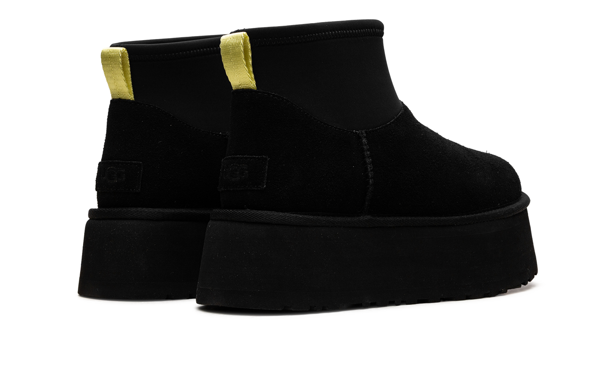 Classic Mini Dipper Boot Women "Black Yellow"