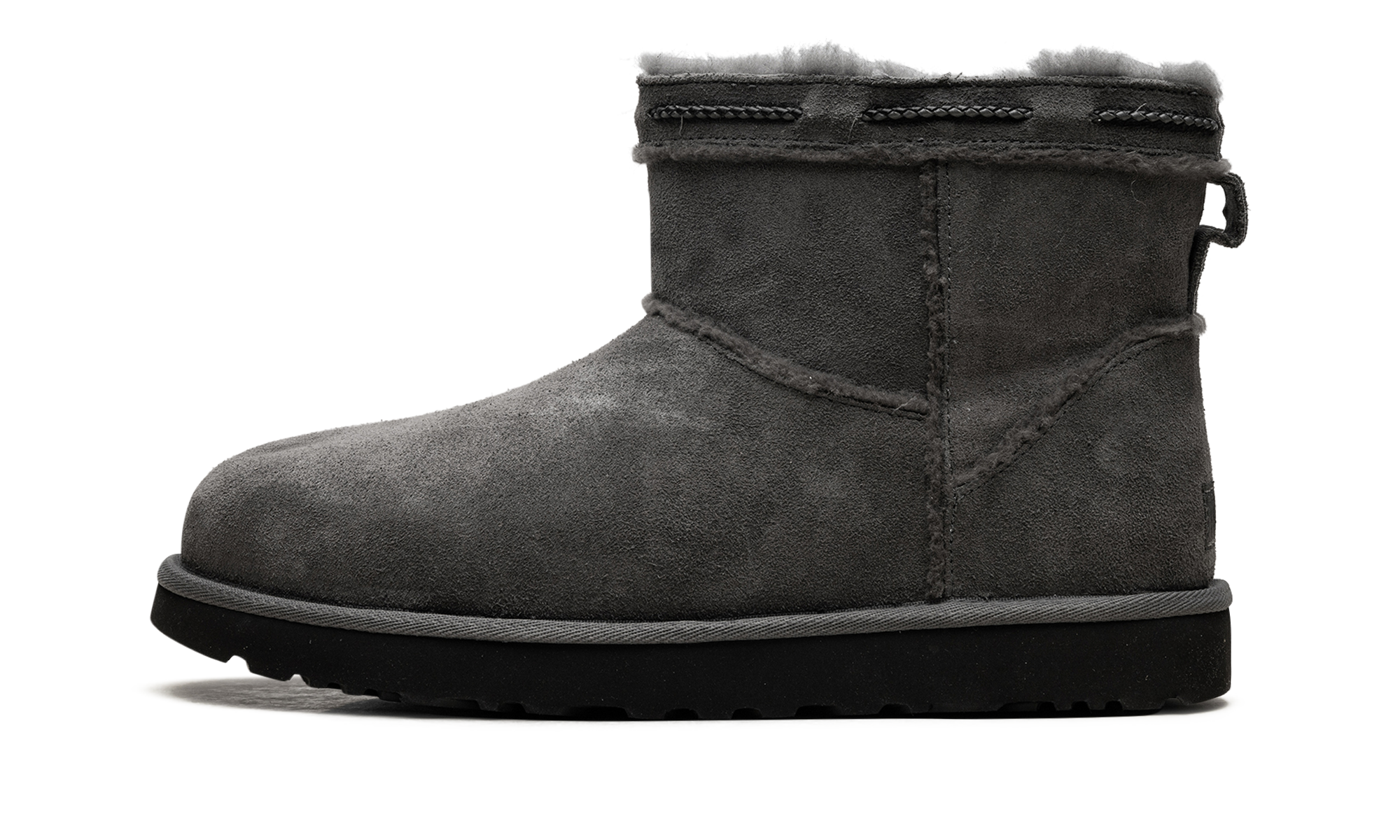 Classic Mini Shearling Braid Women "Charcoal"