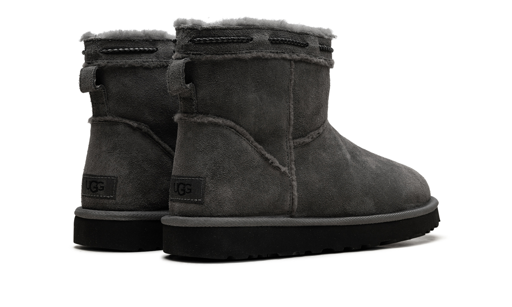 Classic Mini Shearling Braid Women "Charcoal"