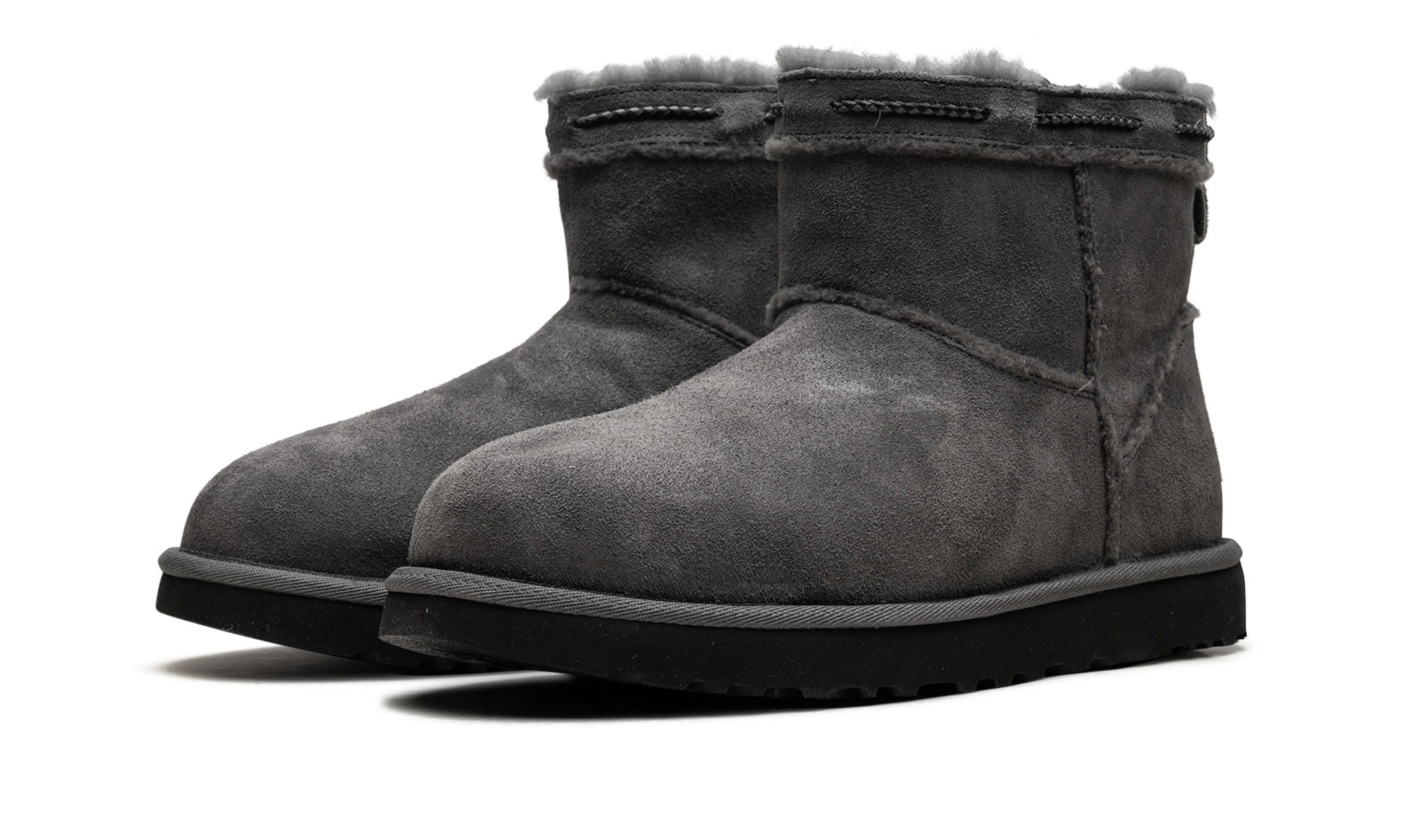 Classic Mini Shearling Braid Women "Charcoal"