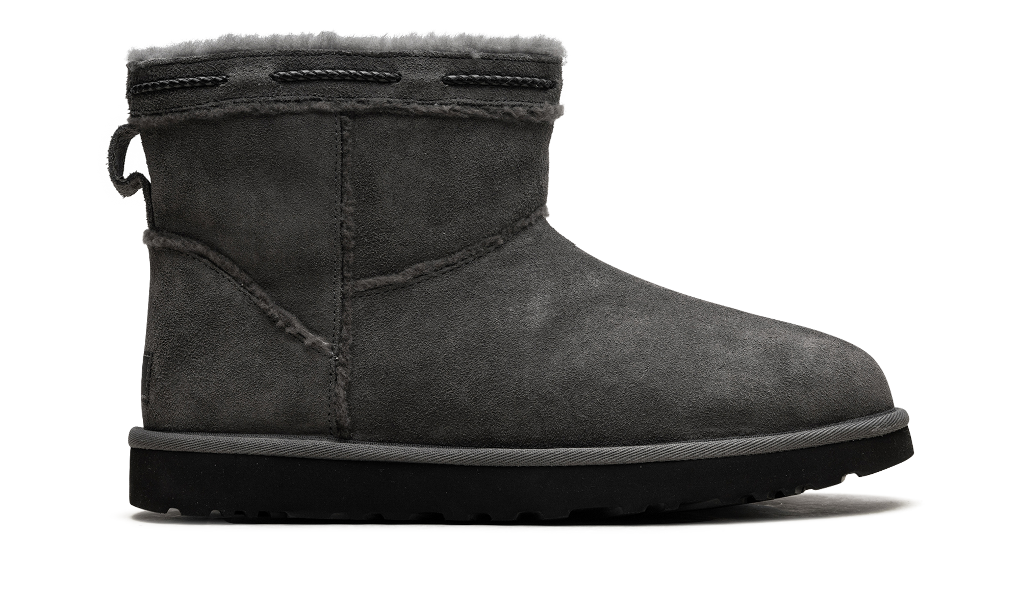 Classic Mini Shearling Braid Women "Charcoal"