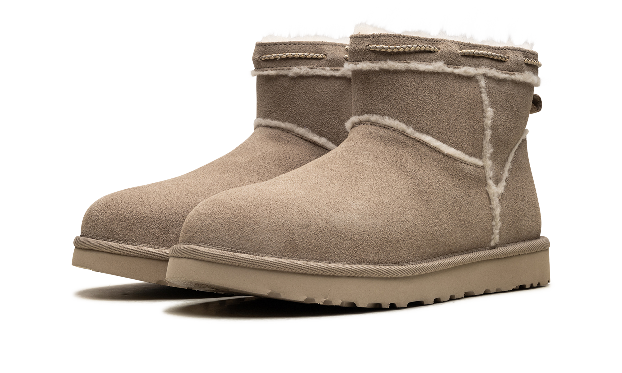 Classic Mini Shearling Braid Women "Dune"