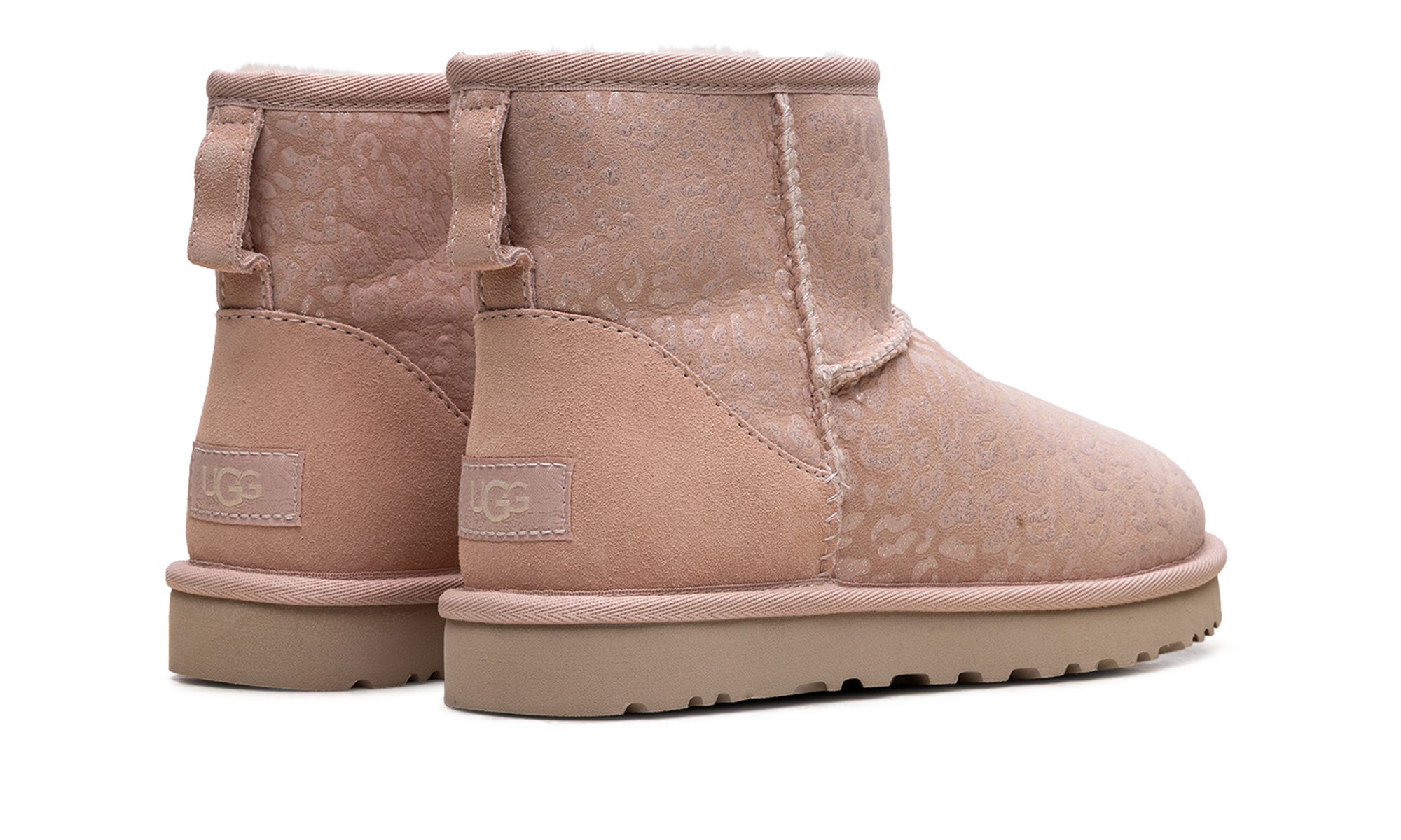 Classic Mini Women "Snow Leopard Fleece Lined Pink"