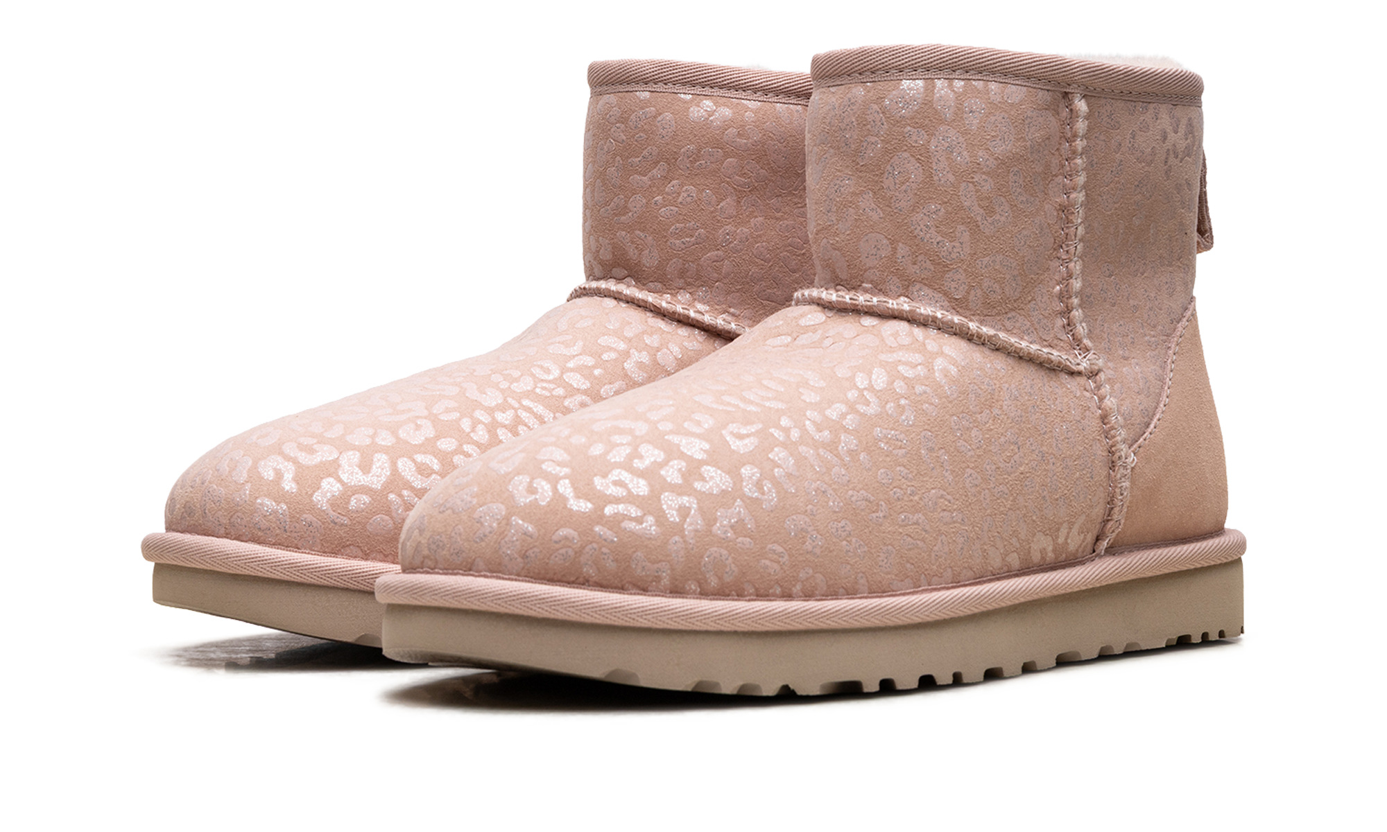 Classic Mini Women "Snow Leopard Fleece Lined Pink"