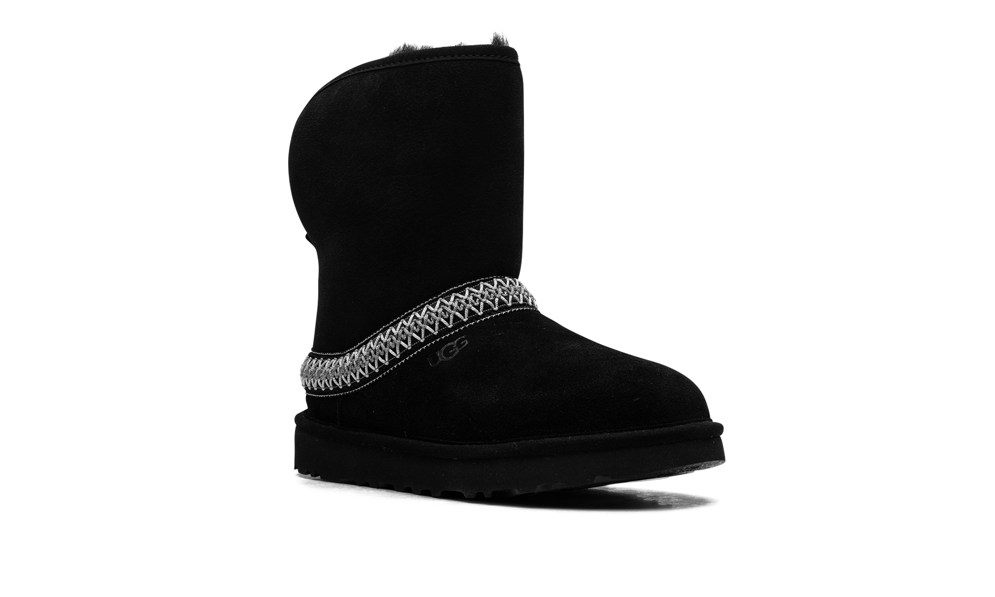 Classic Short Crescent Boot Women "Black"