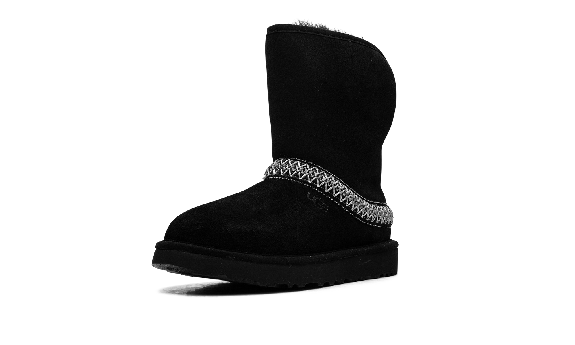 Classic Short Crescent Boot Women "Black"