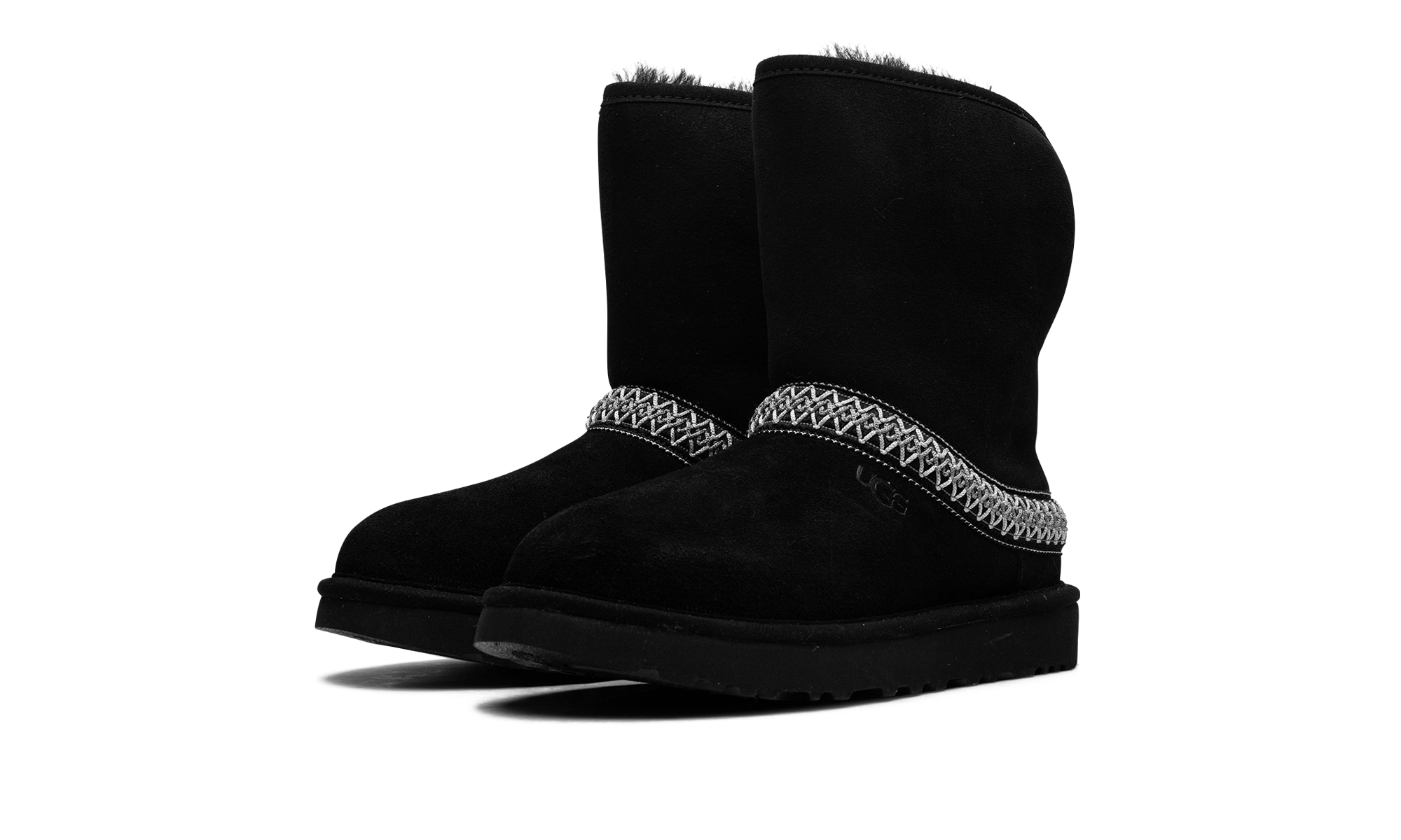 Classic Short Crescent Boot Women "Black"