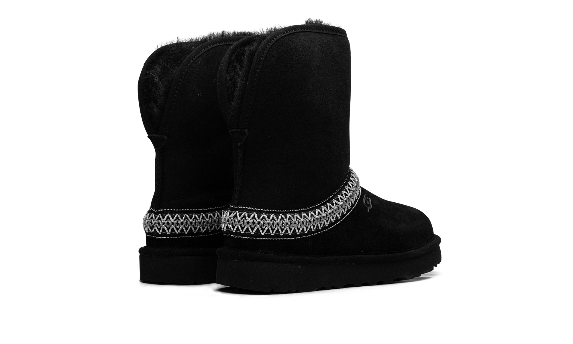 Classic Short Crescent Boot Women "Black"