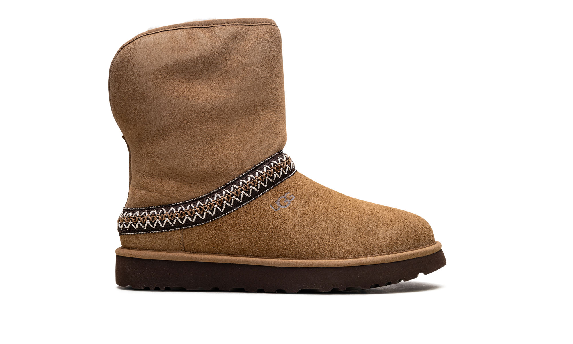 Classic Short Crescent Boot Women "Chestnut"