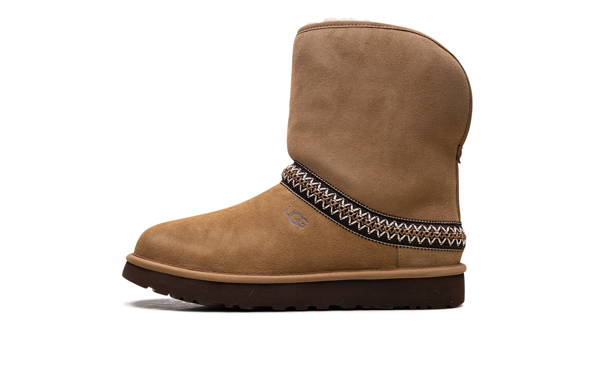 Classic Short Crescent Boot Women "Chestnut"