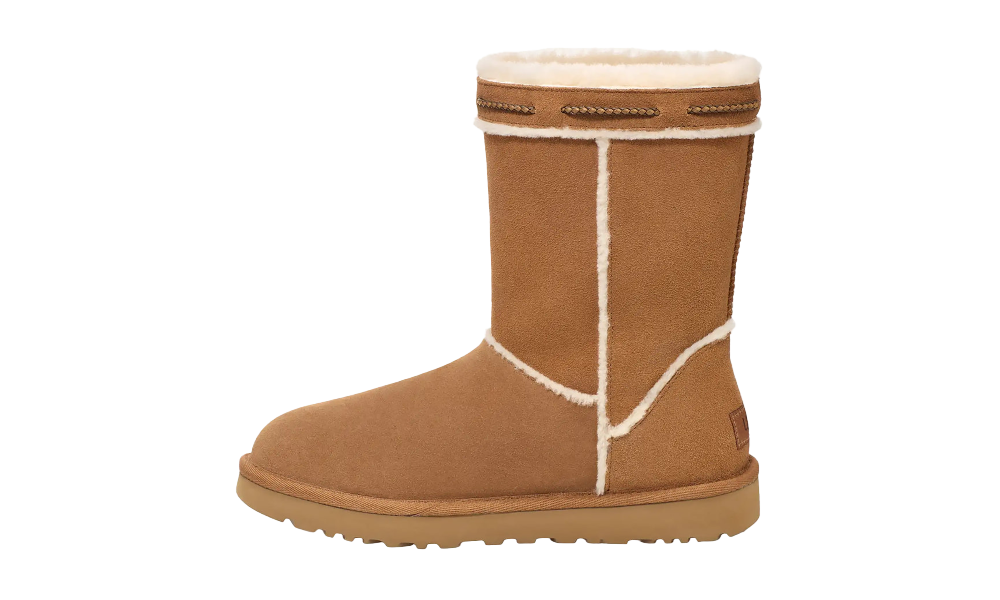 Classic Short Shearling Braid Women "Chestnut"