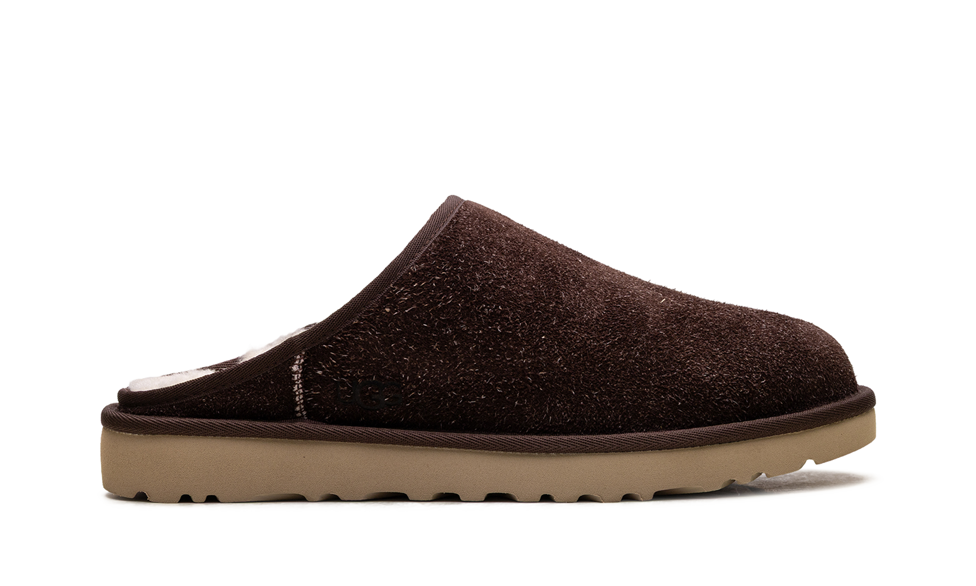 Classic Slip-On Shaggy Suede Slipper "Burnt Cedar"