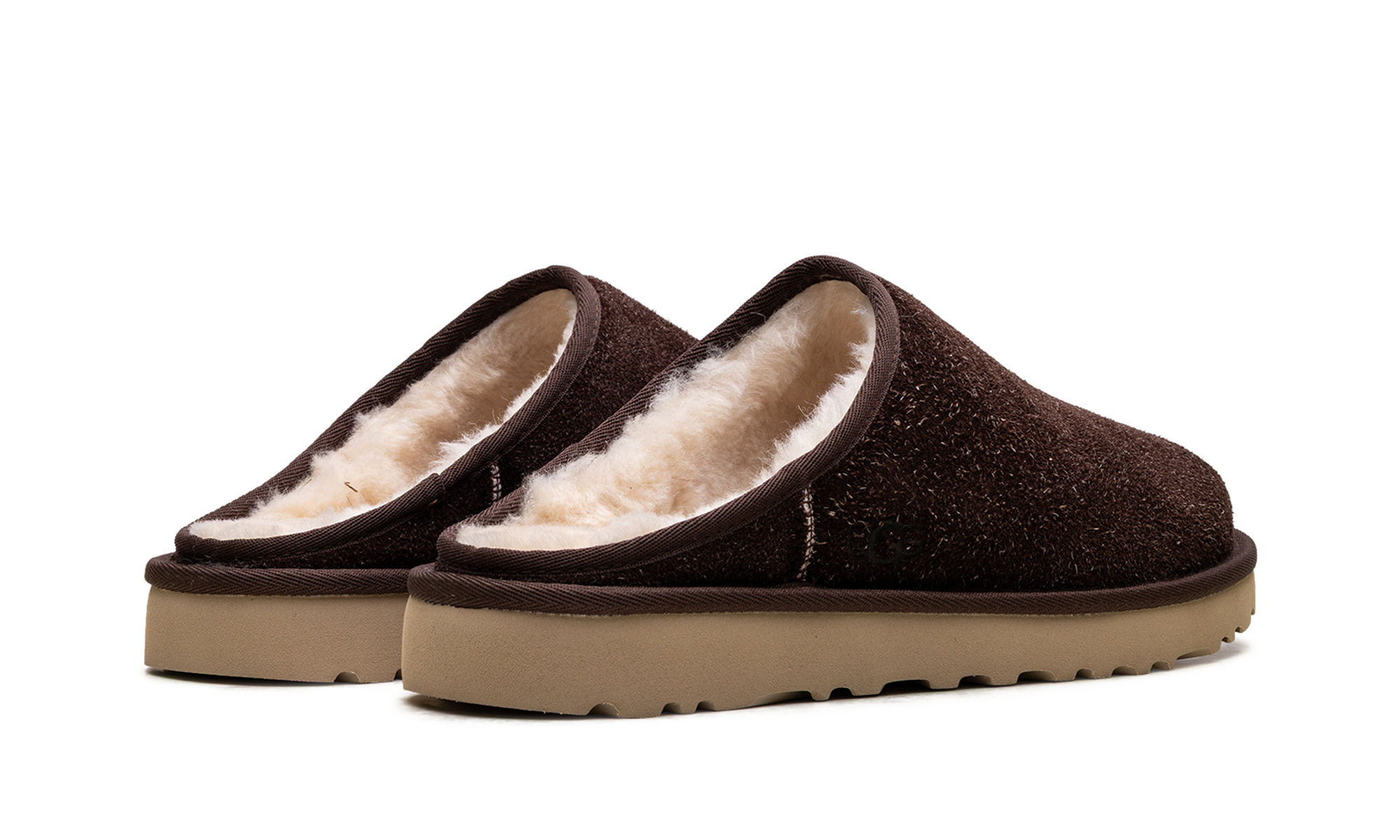Classic Slip-On Shaggy Suede Slipper "Burnt Cedar"