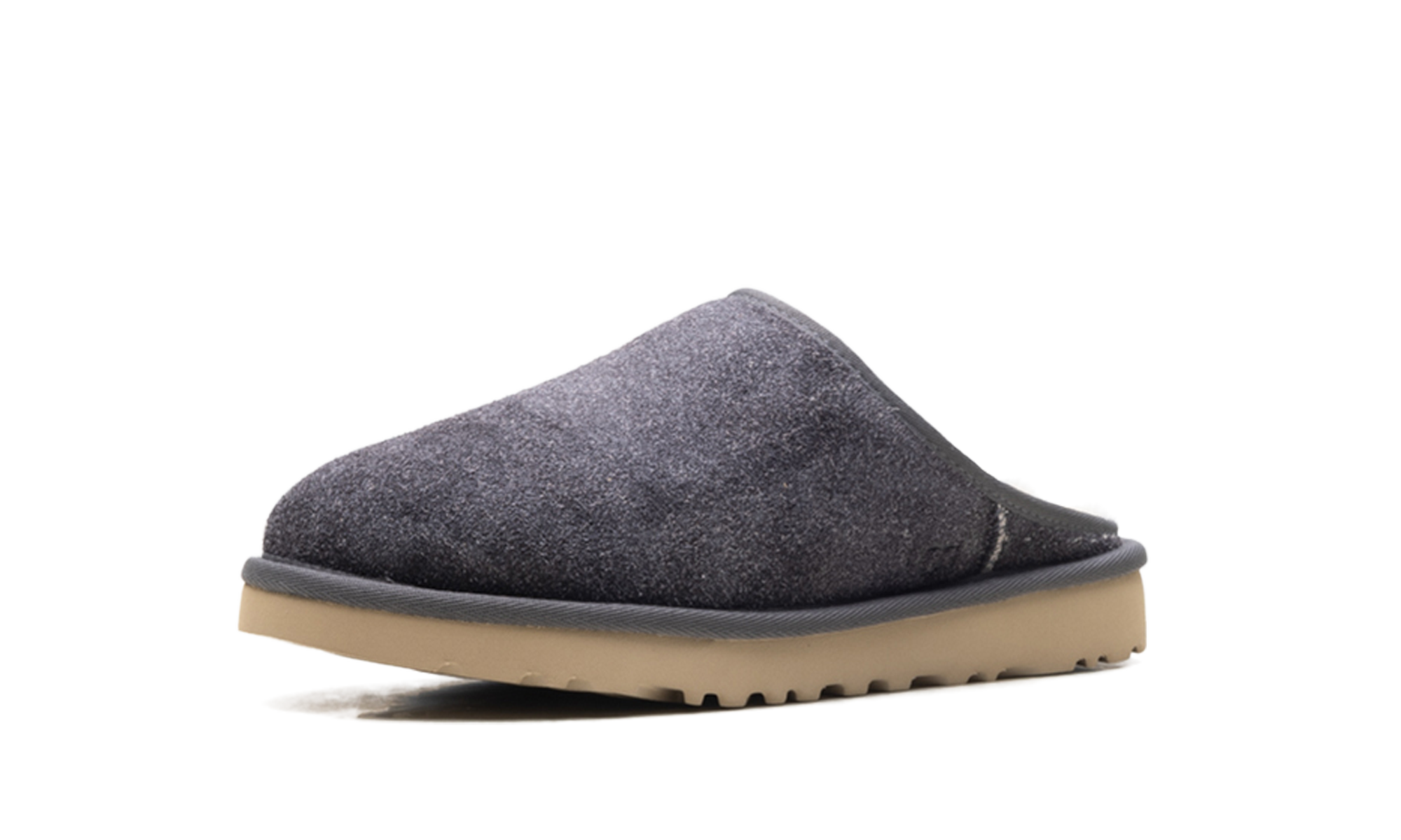 Classic Slip-On Shaggy Suede Slipper "Dark Grey"
