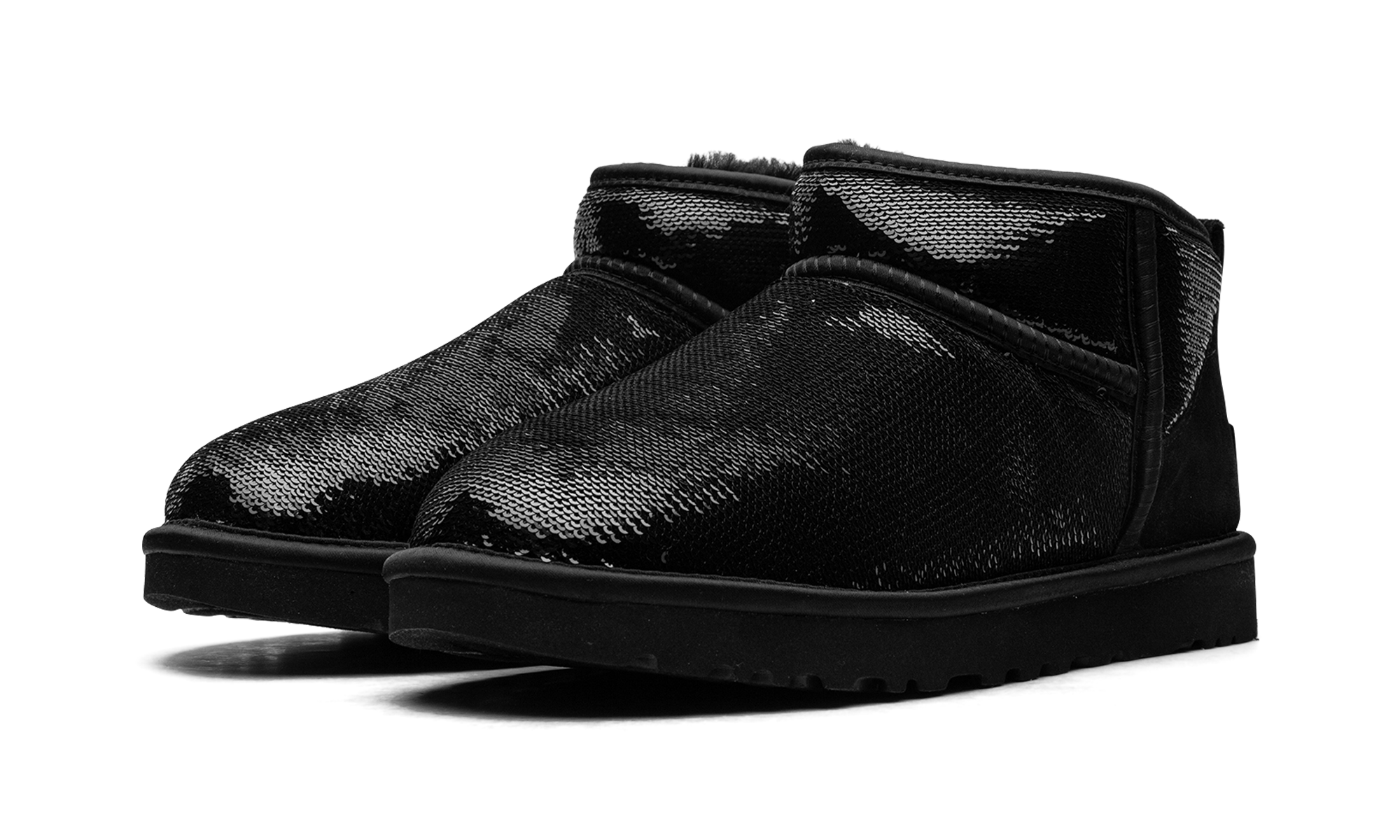 Classic Ultra Mini Boot Women "Mirror Ball Black"