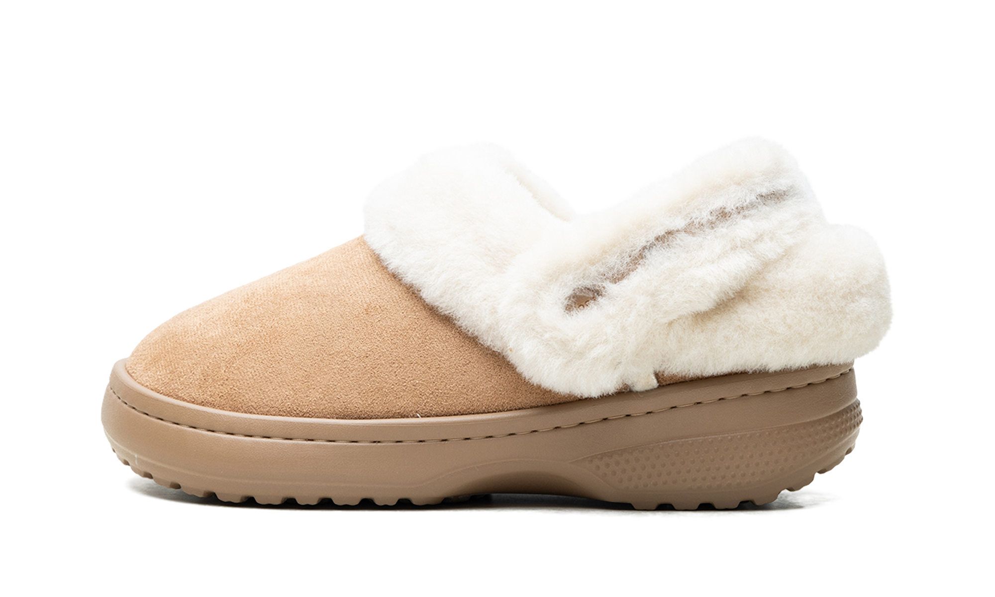 Classic Unfurgettable Vegan Suede Clog "Sepia"