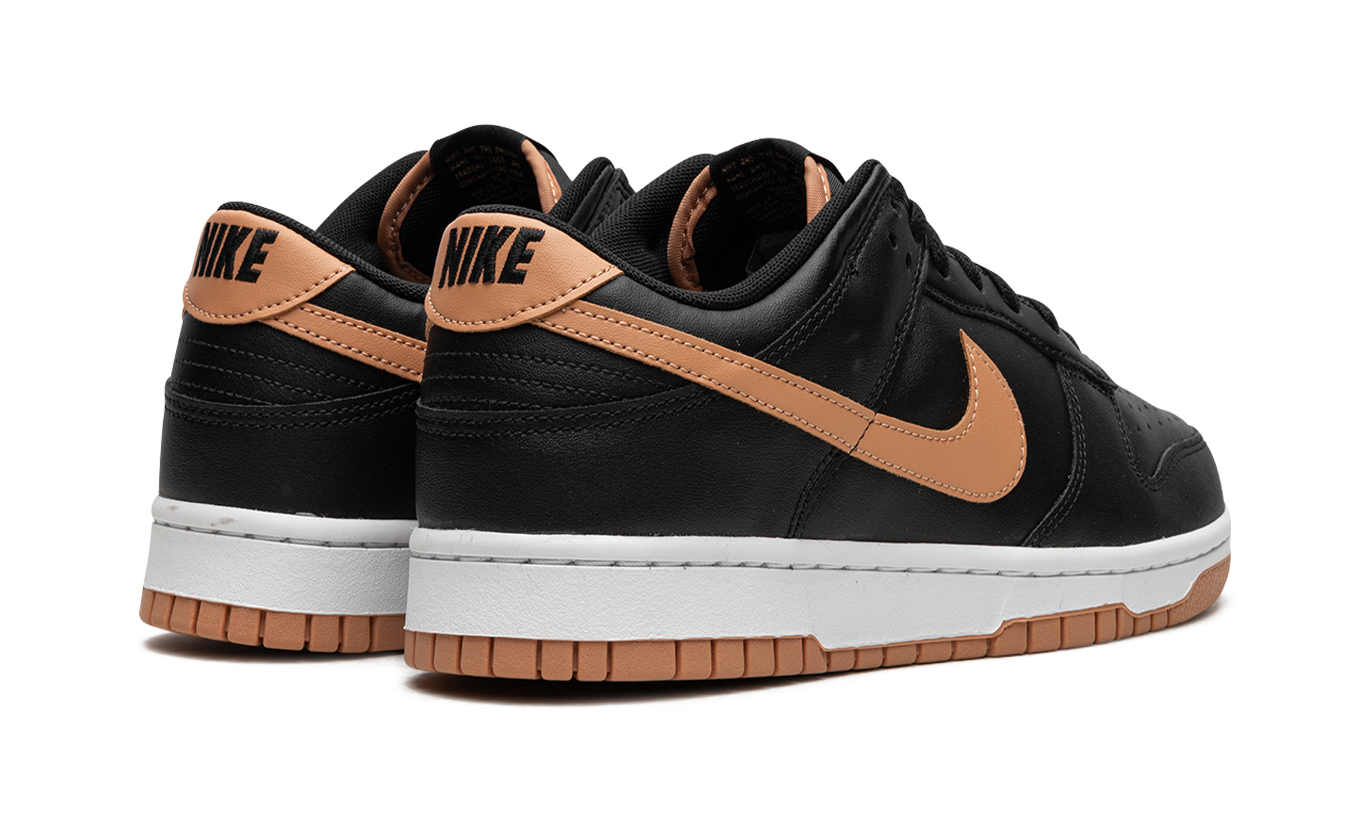 Dunk Low "Black / Amber Brown"