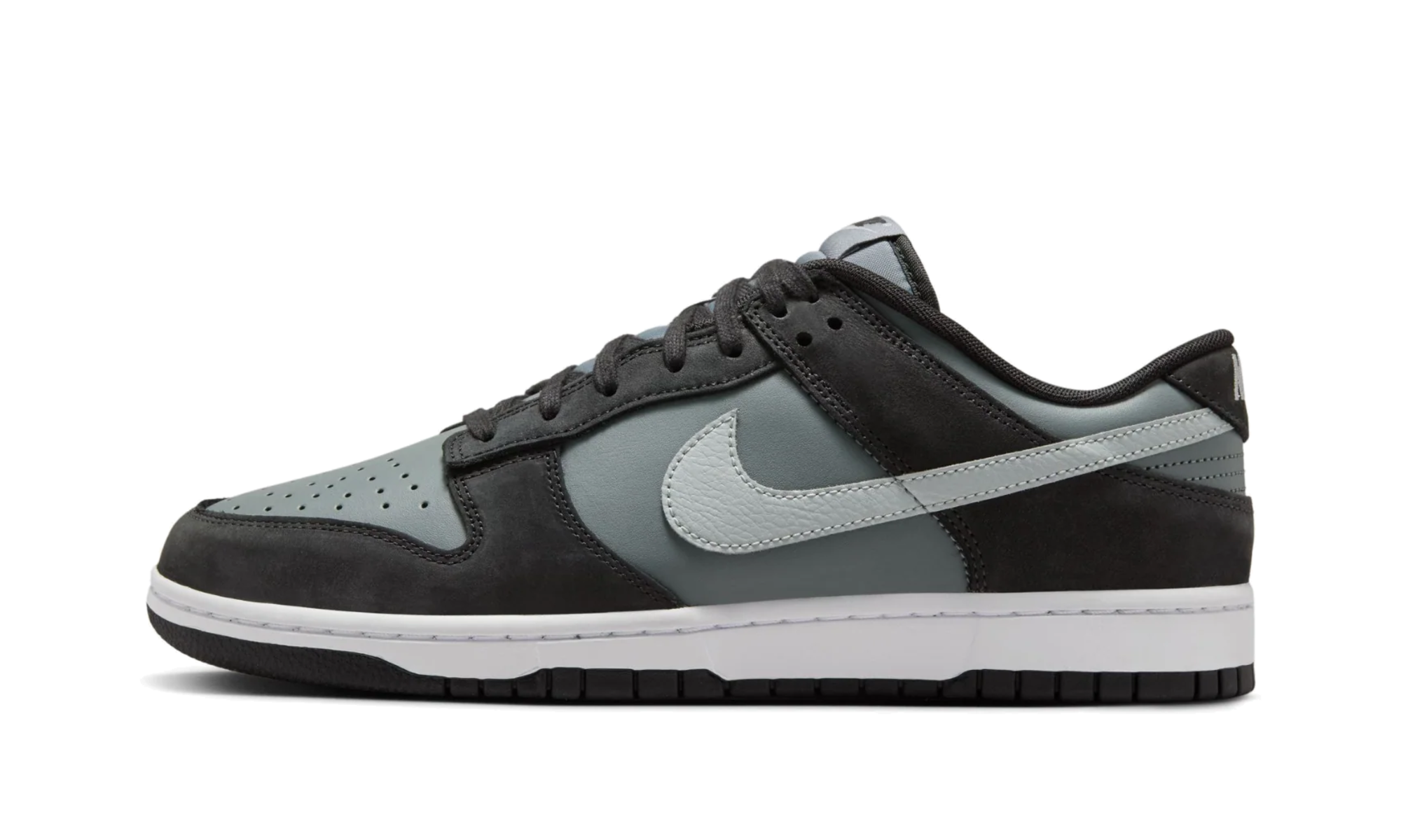 Dunk Low Black "Light Smoke"